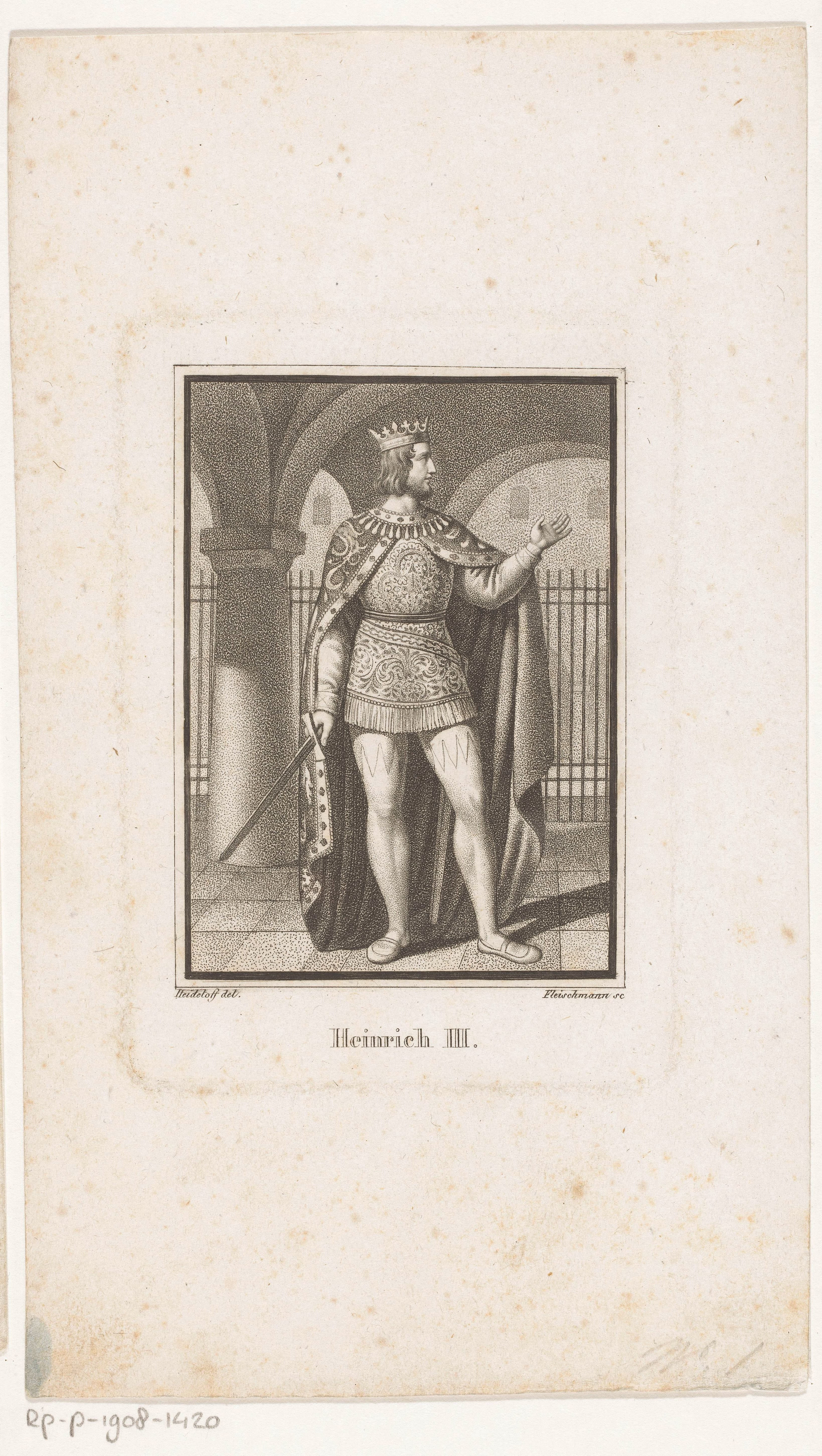 Portret van Hendrik III