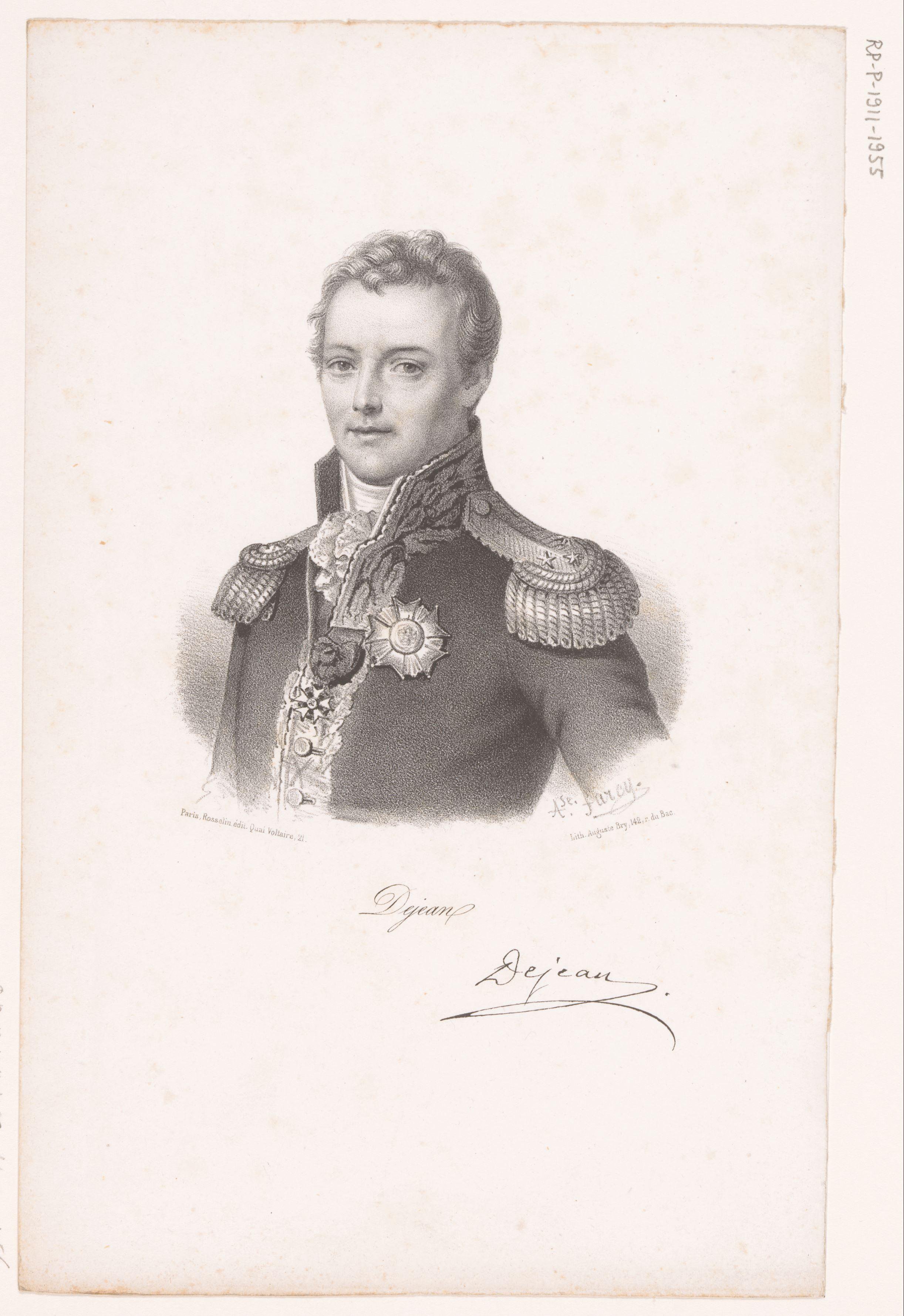 Portret van generaal Jean-François-Aimé Dejean