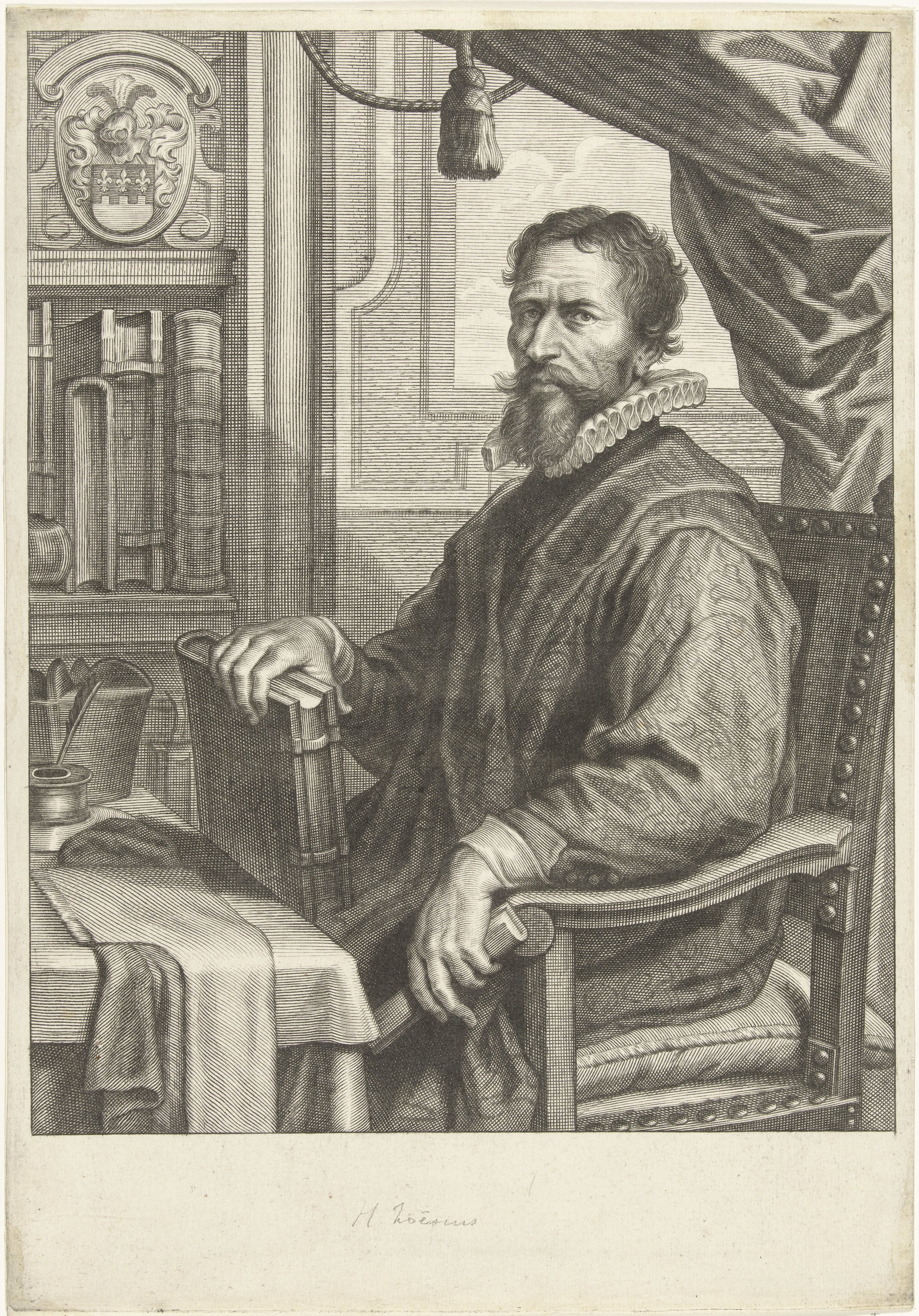 Portret van Hendrik Zoesius