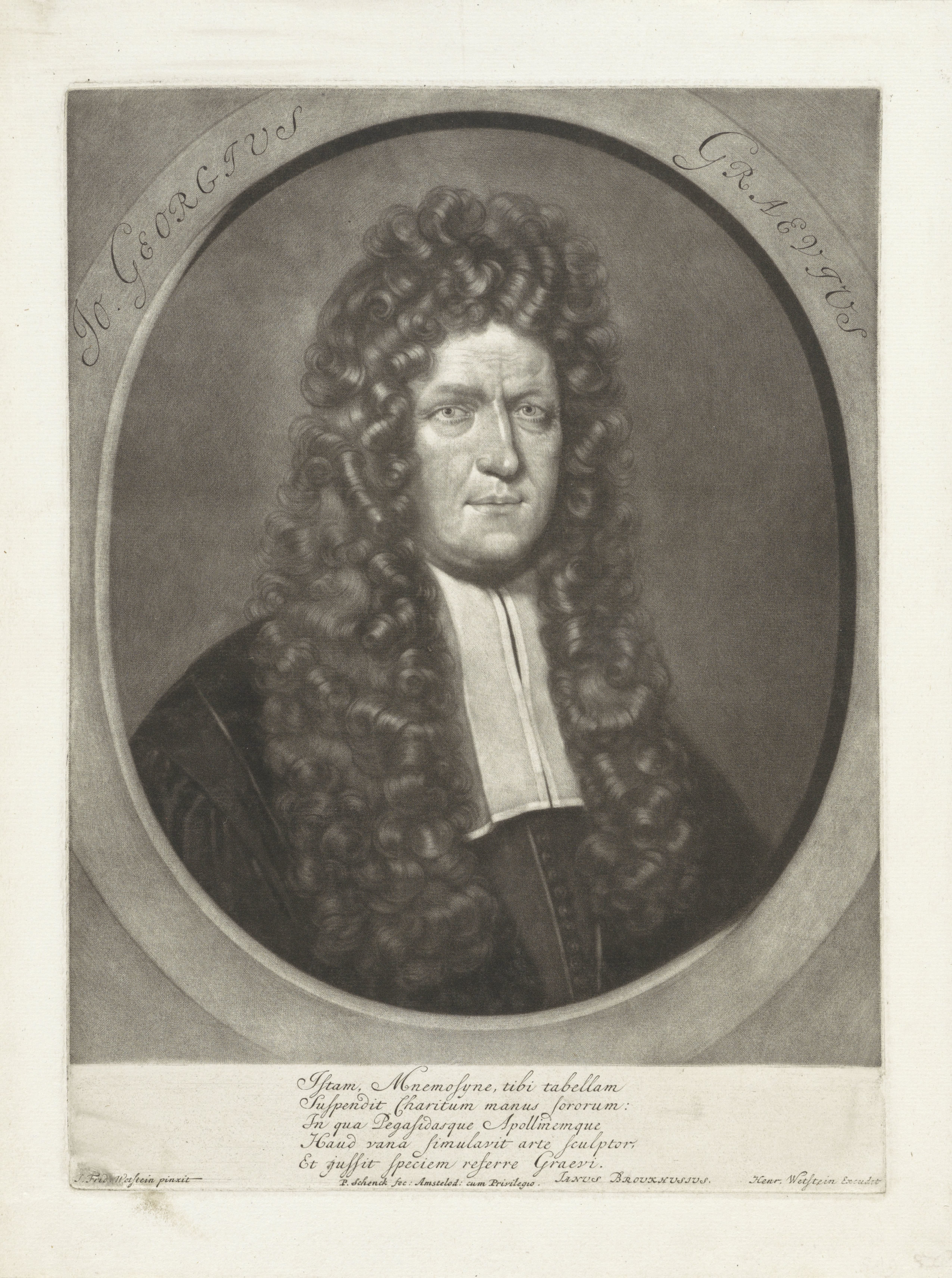 Portret van de filoloog Johann Georg Graevius