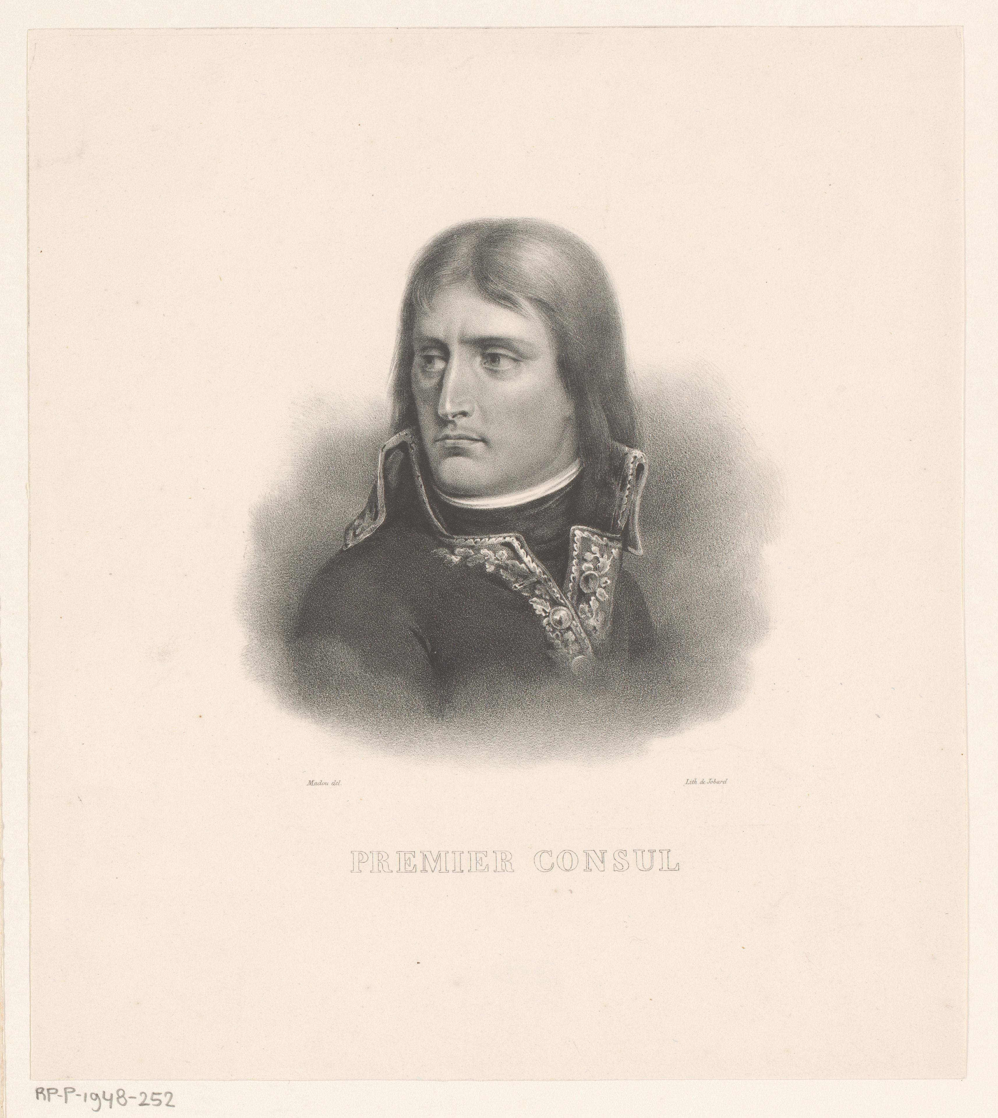 Portret van Napoleon I Bonaparte