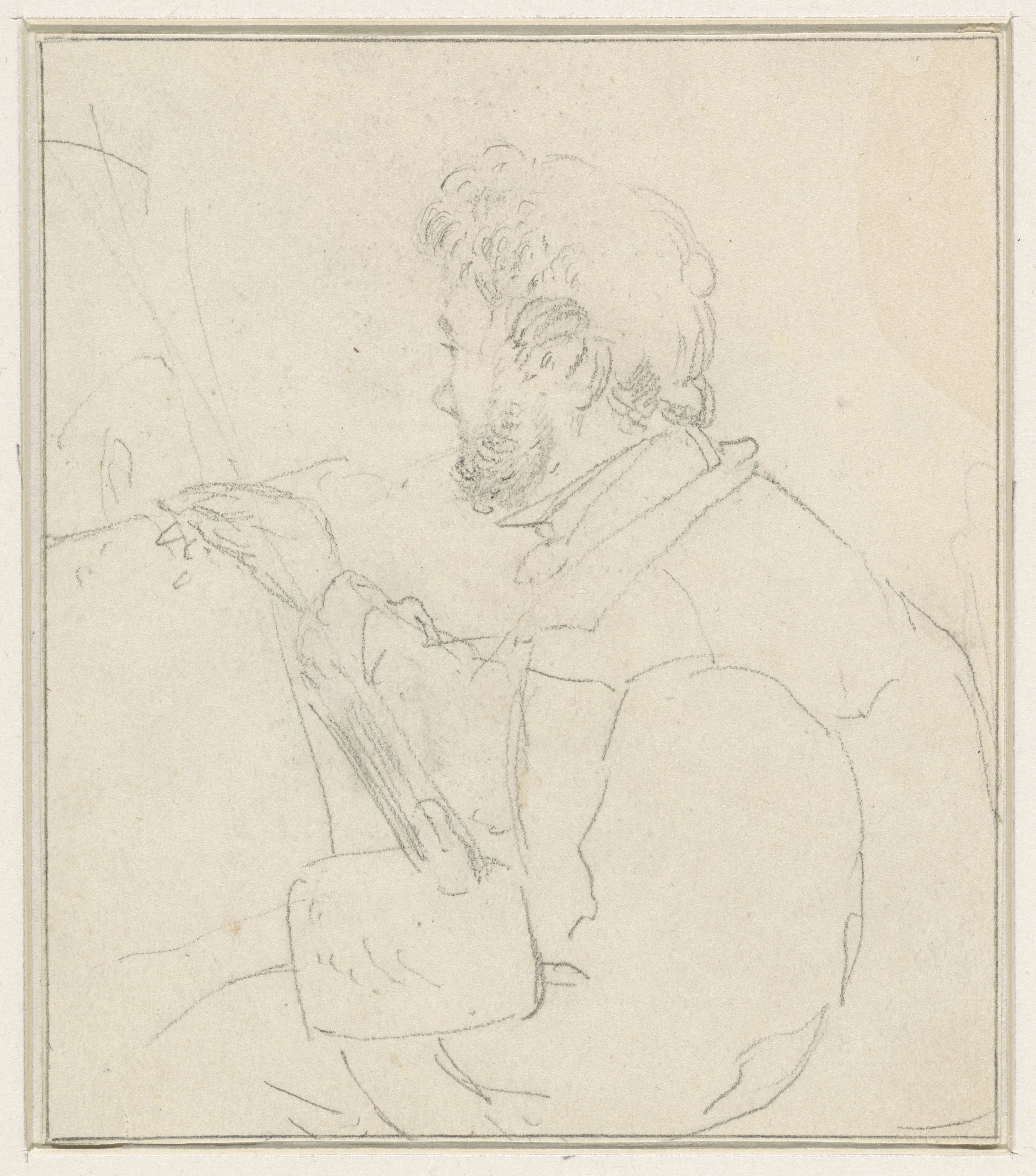 Portret van Willem Pieter Hoevenaar