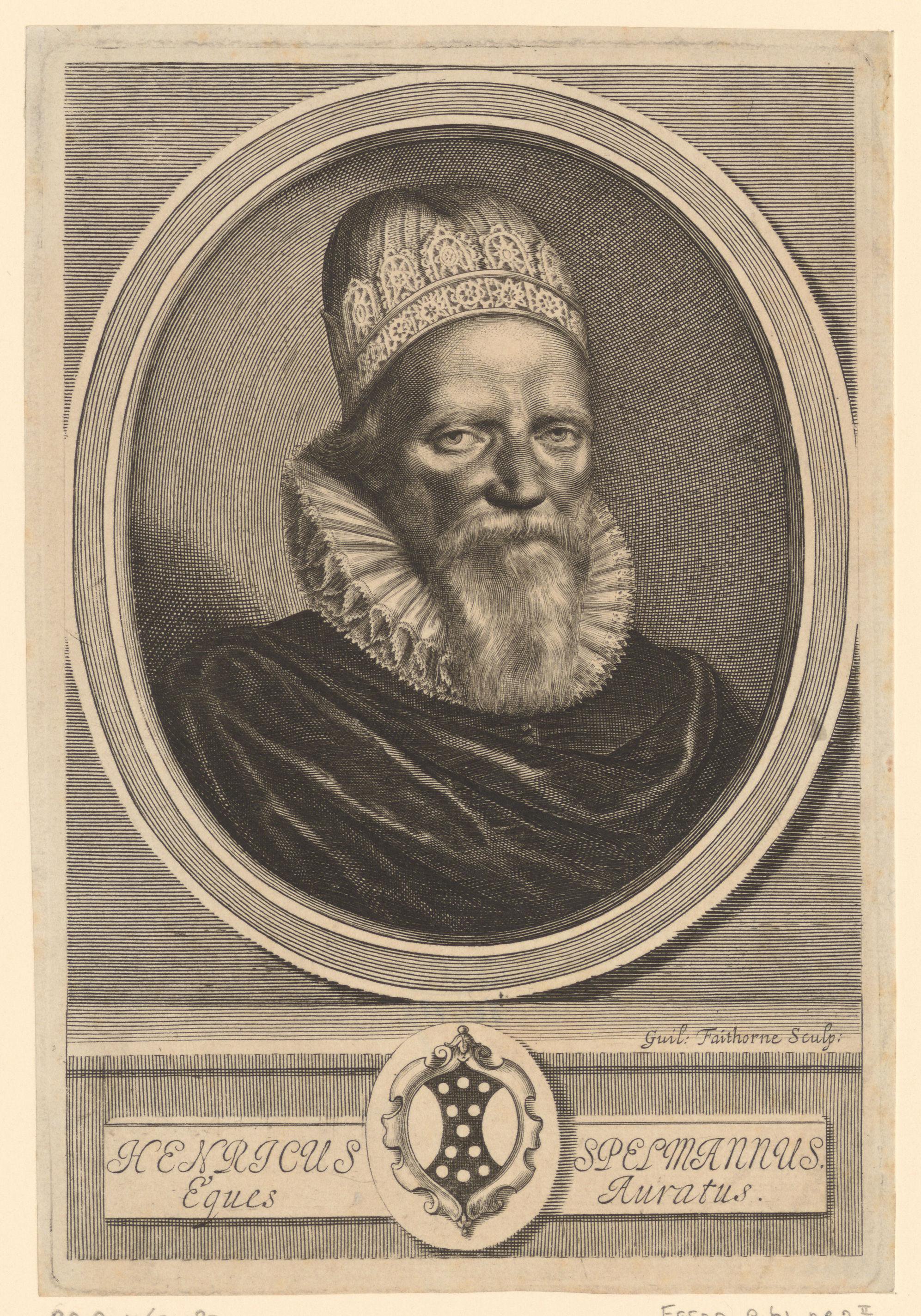Portret van Henry Spelman