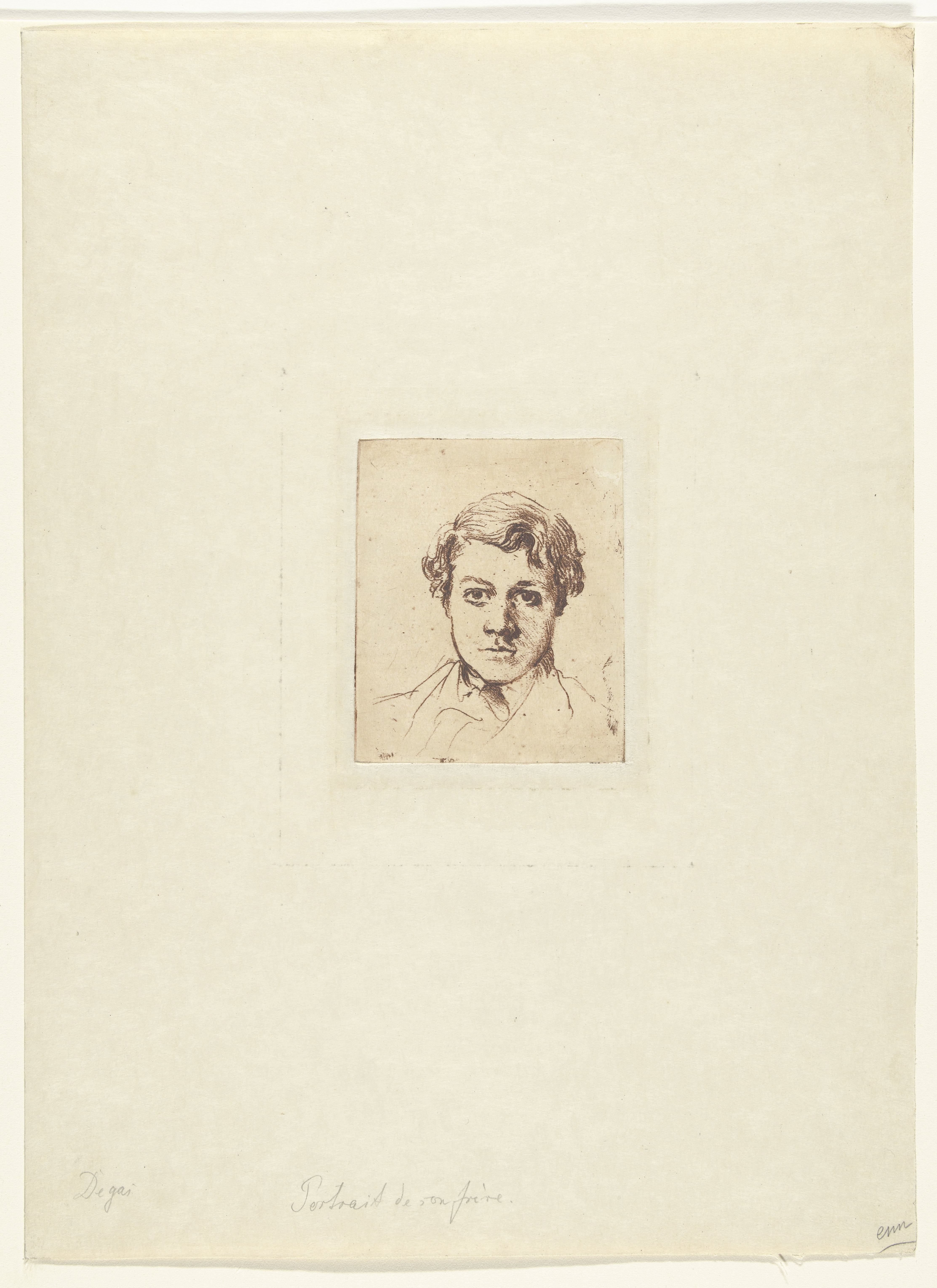 Portret van de broer van de kunstenaar René Degas
