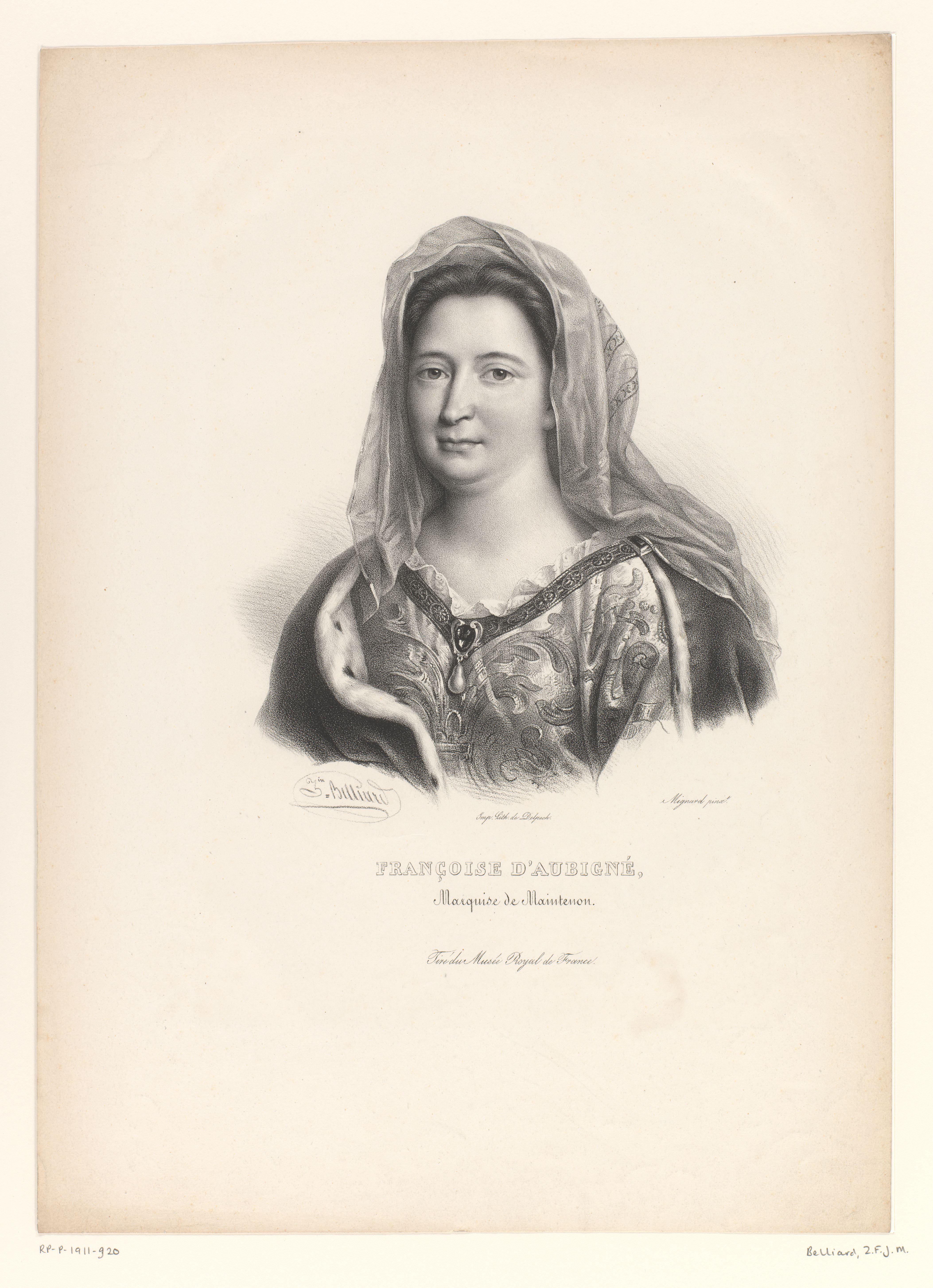 Portret van Madame de Maintenon