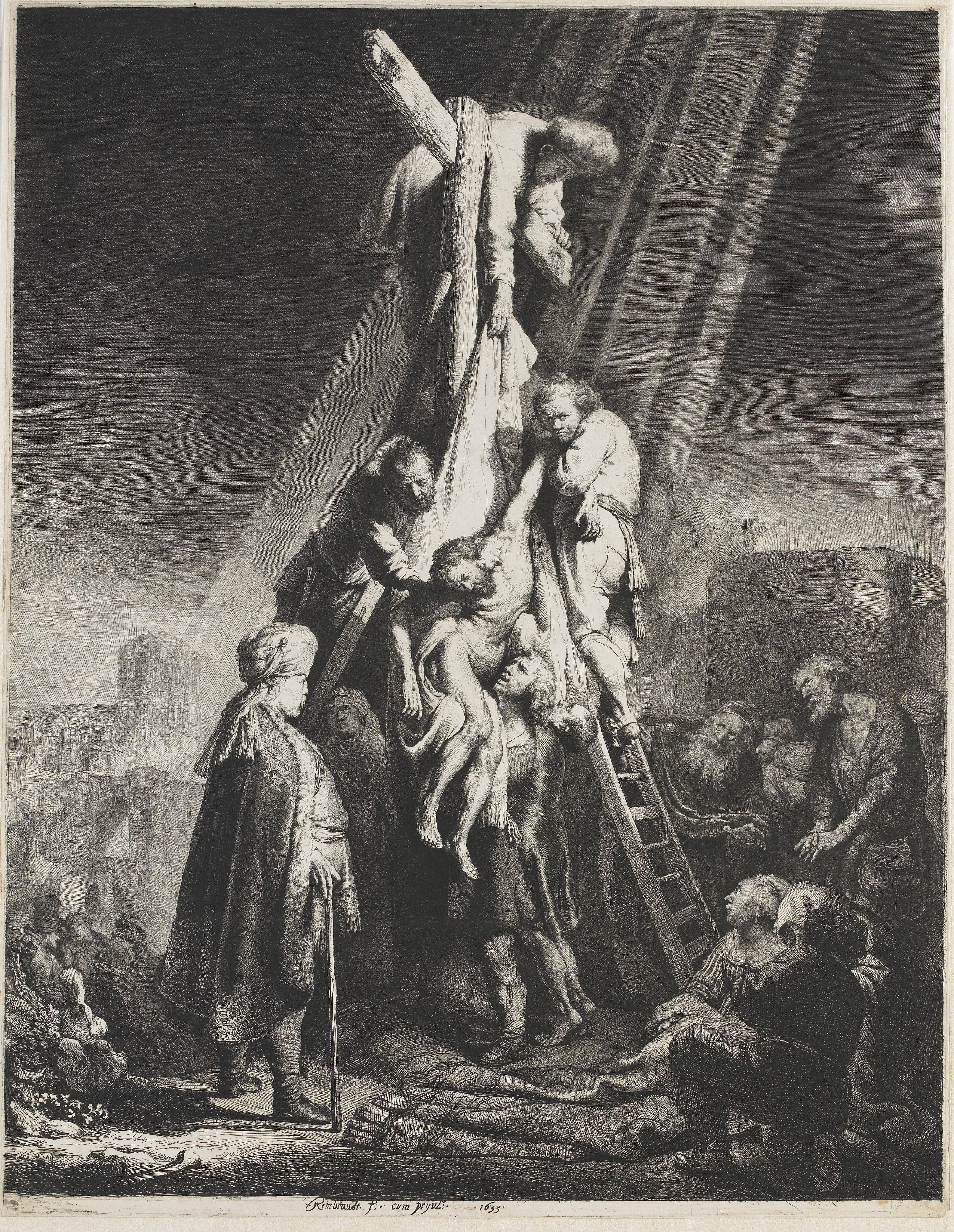 The descent from the cross: second plate
