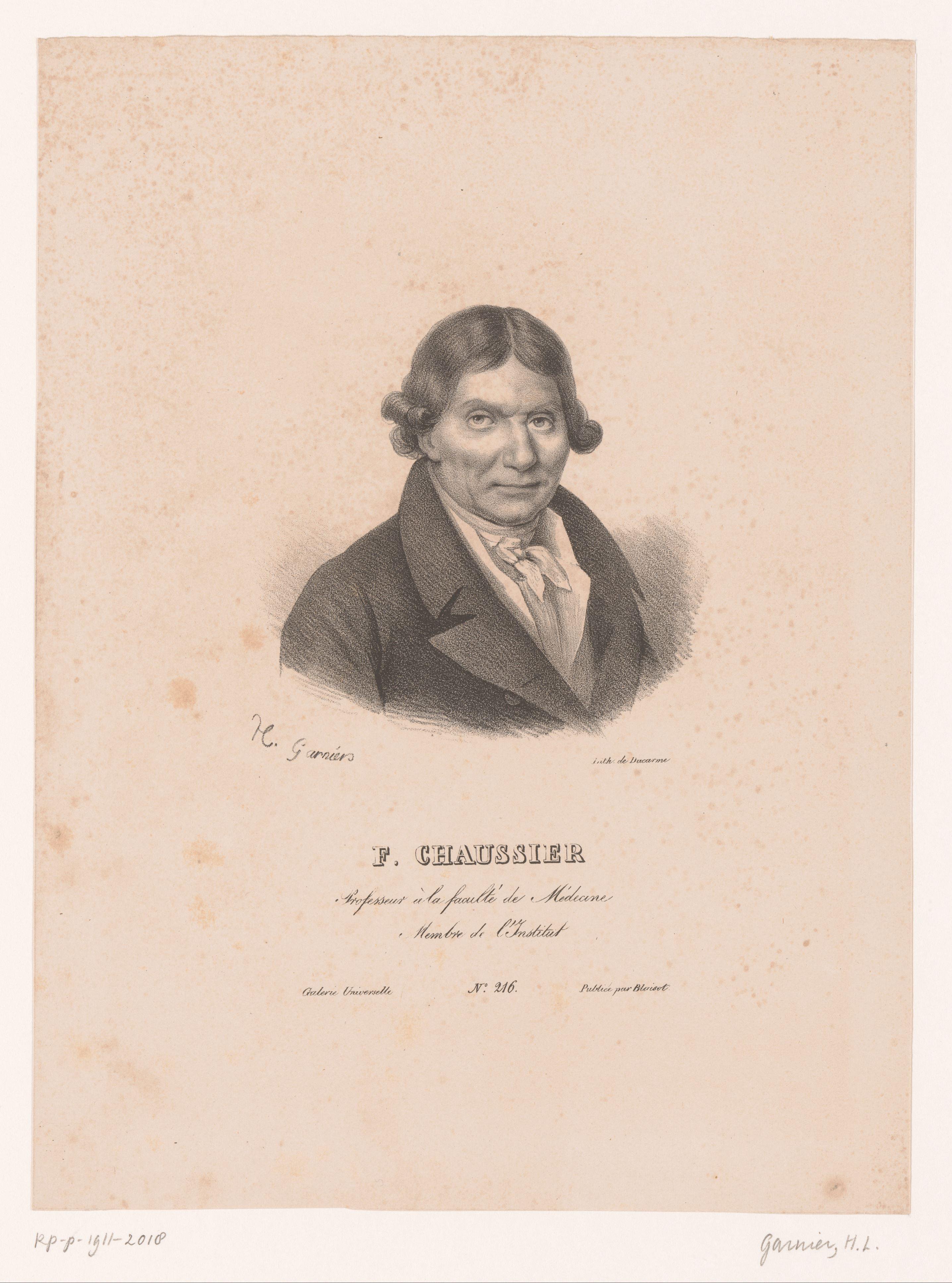 Portret van François Chaussier