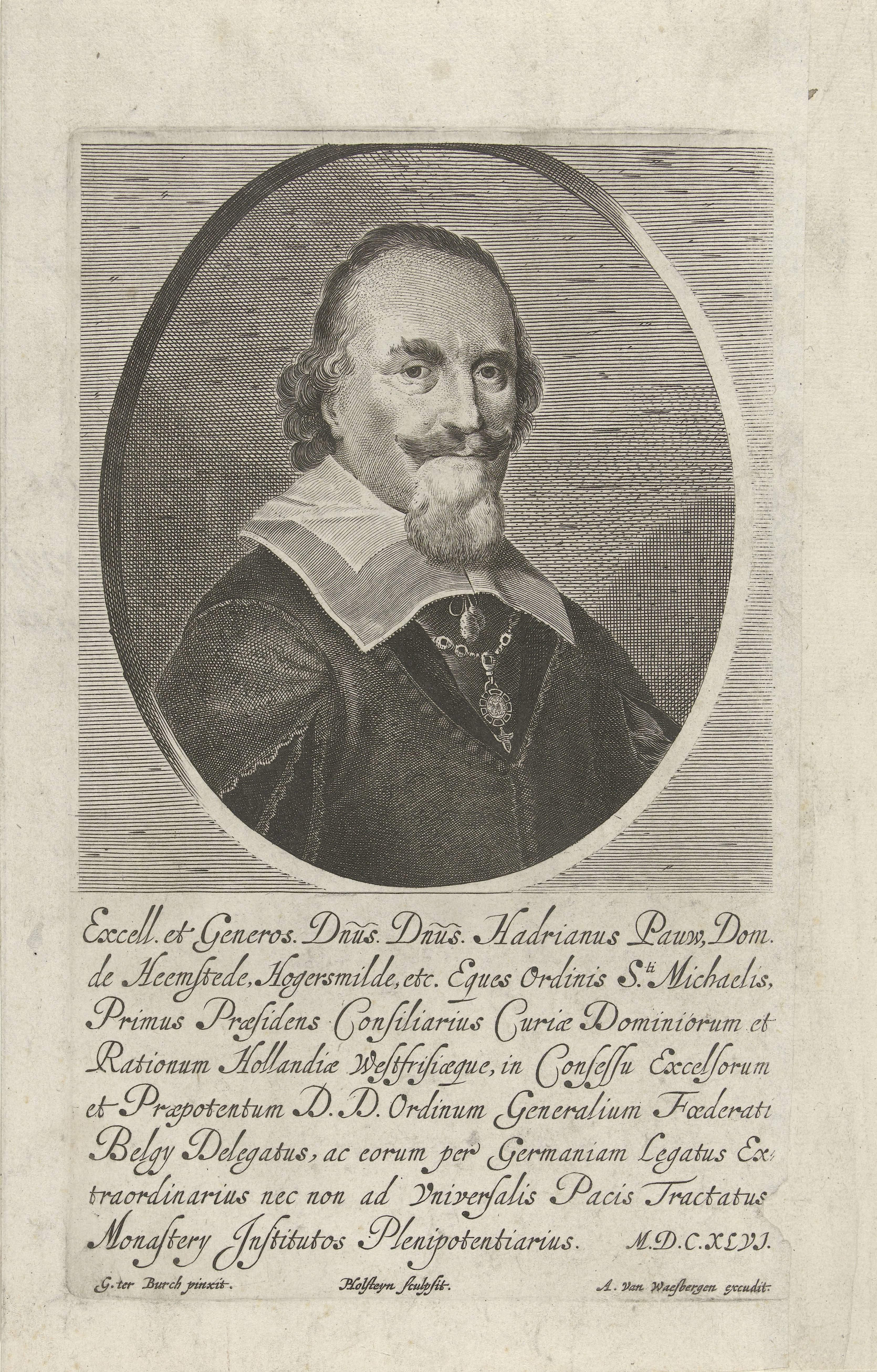 Portret van Adriaen Pauw
