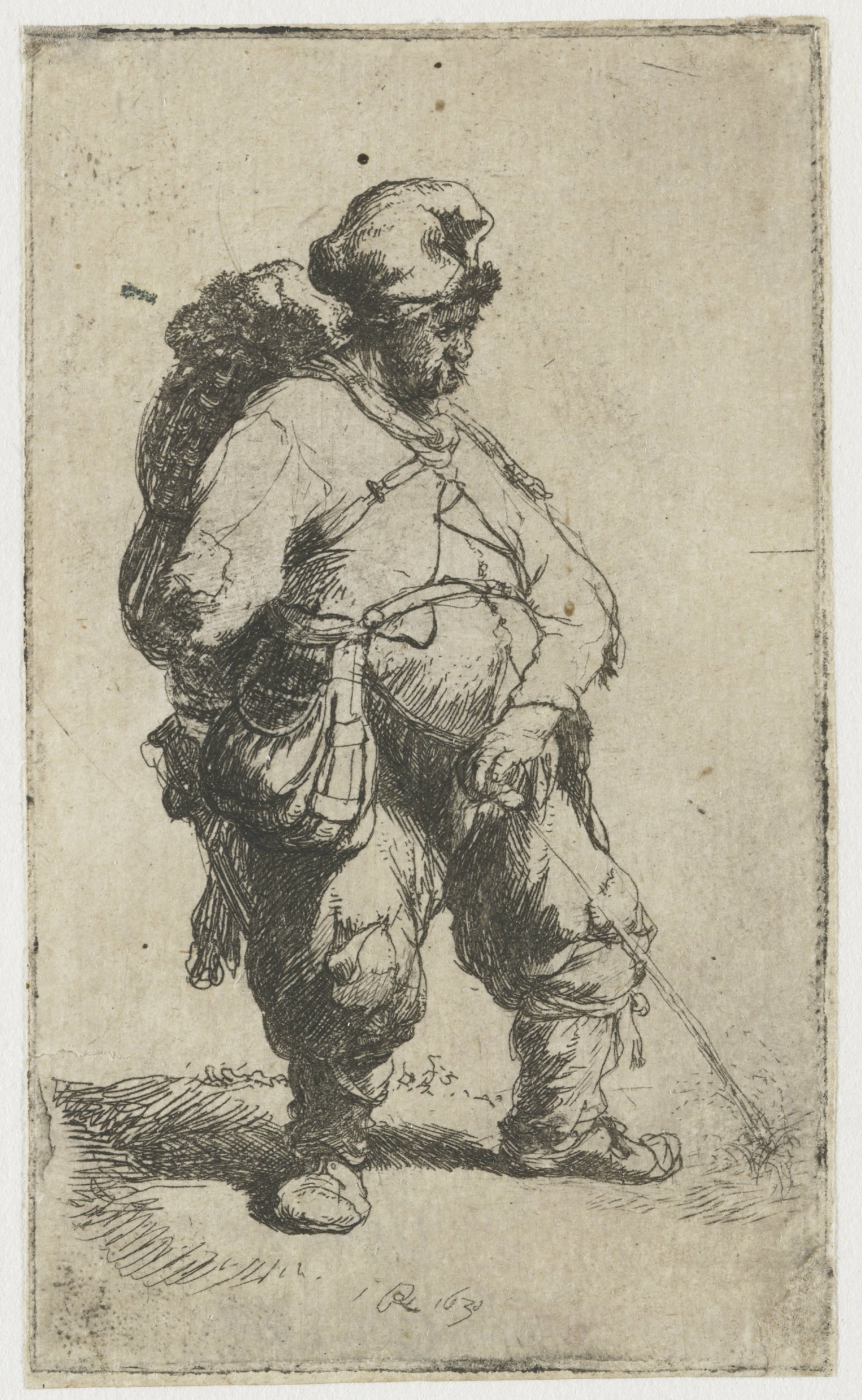 A Man Making Water