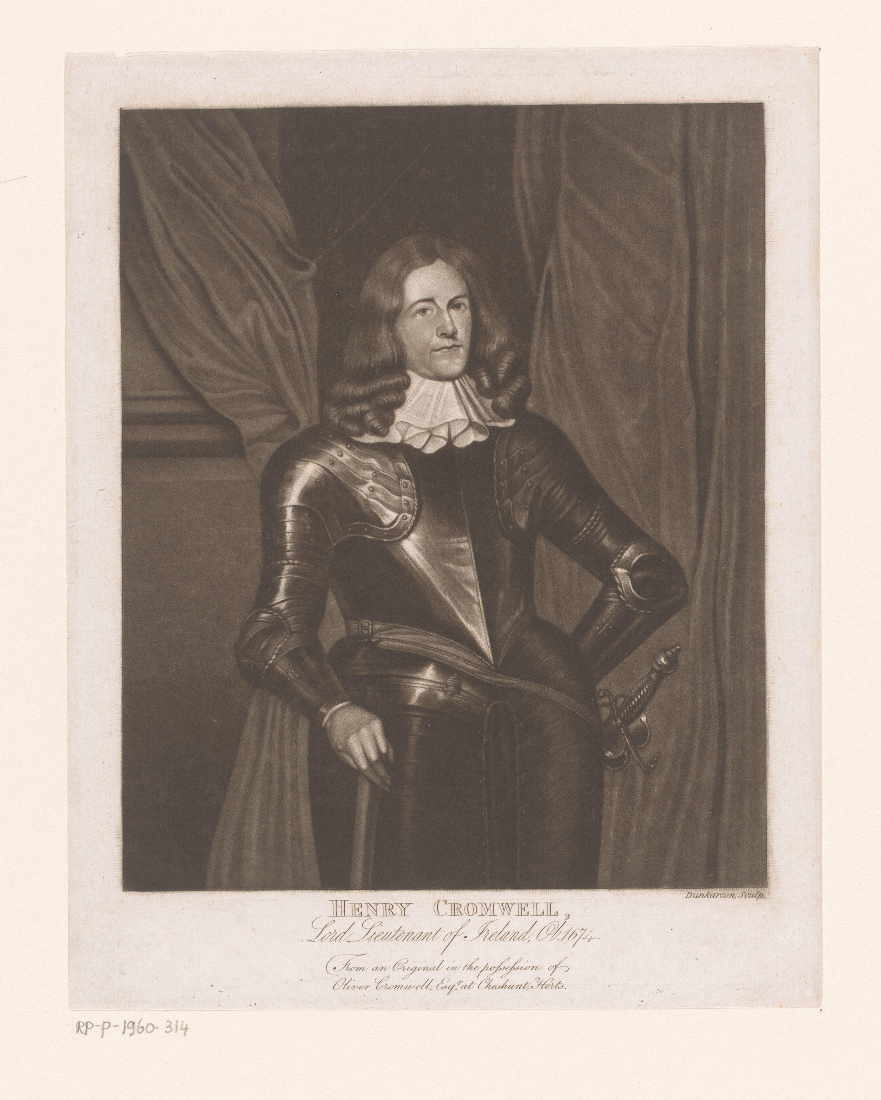 Portret van Henry Cromwell