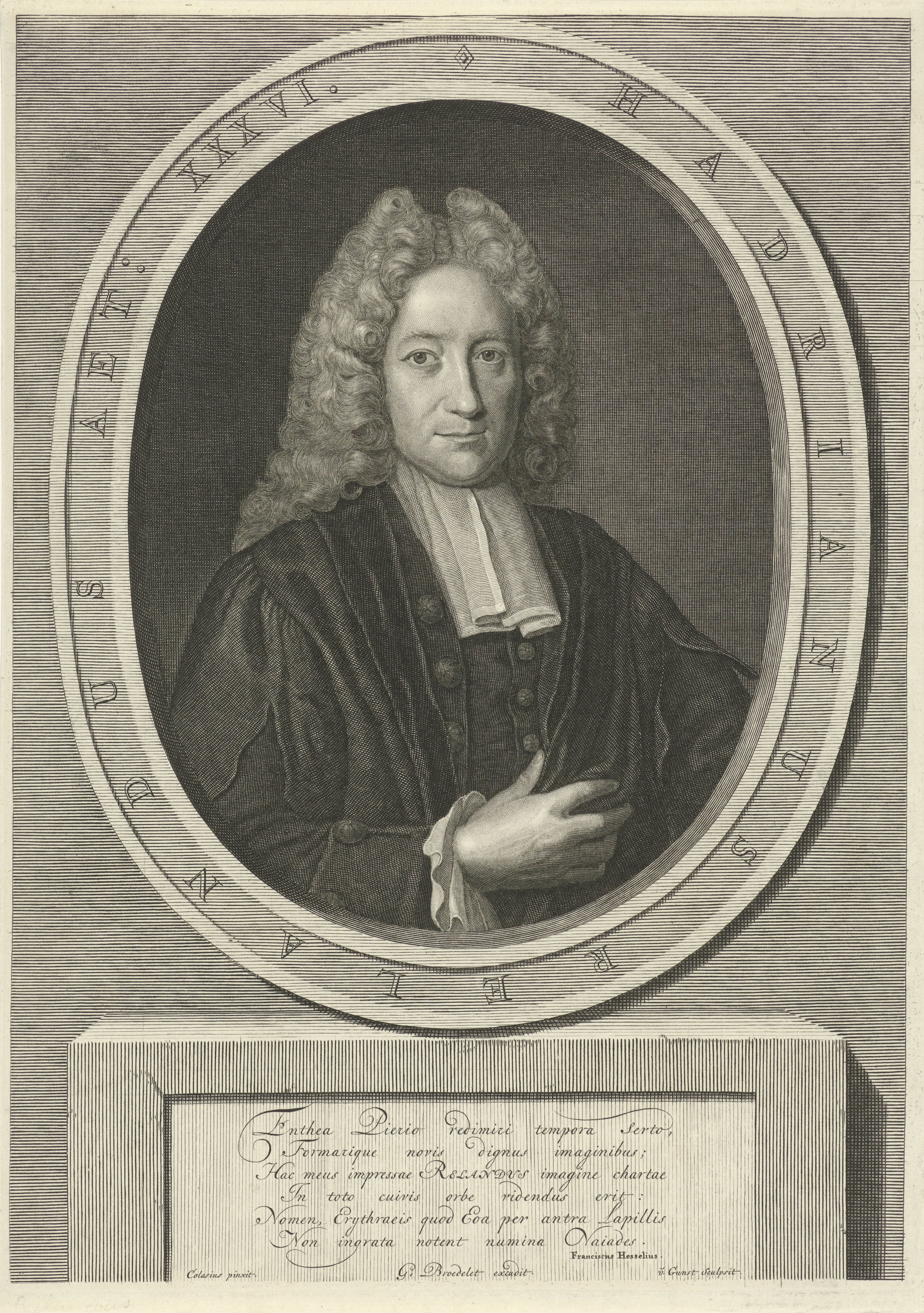 Portret van Adriaan Reland