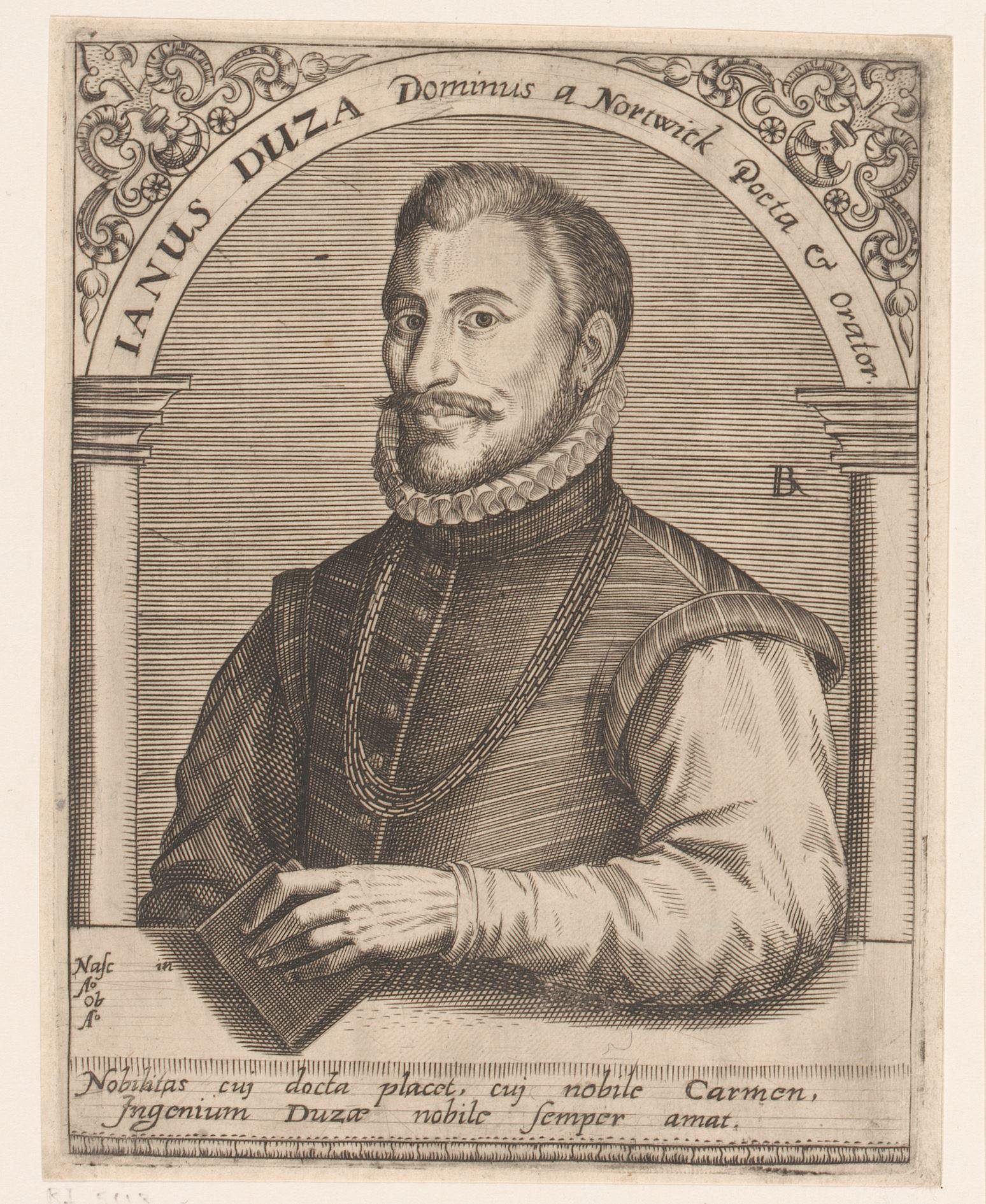 Portret van Janus Dousa