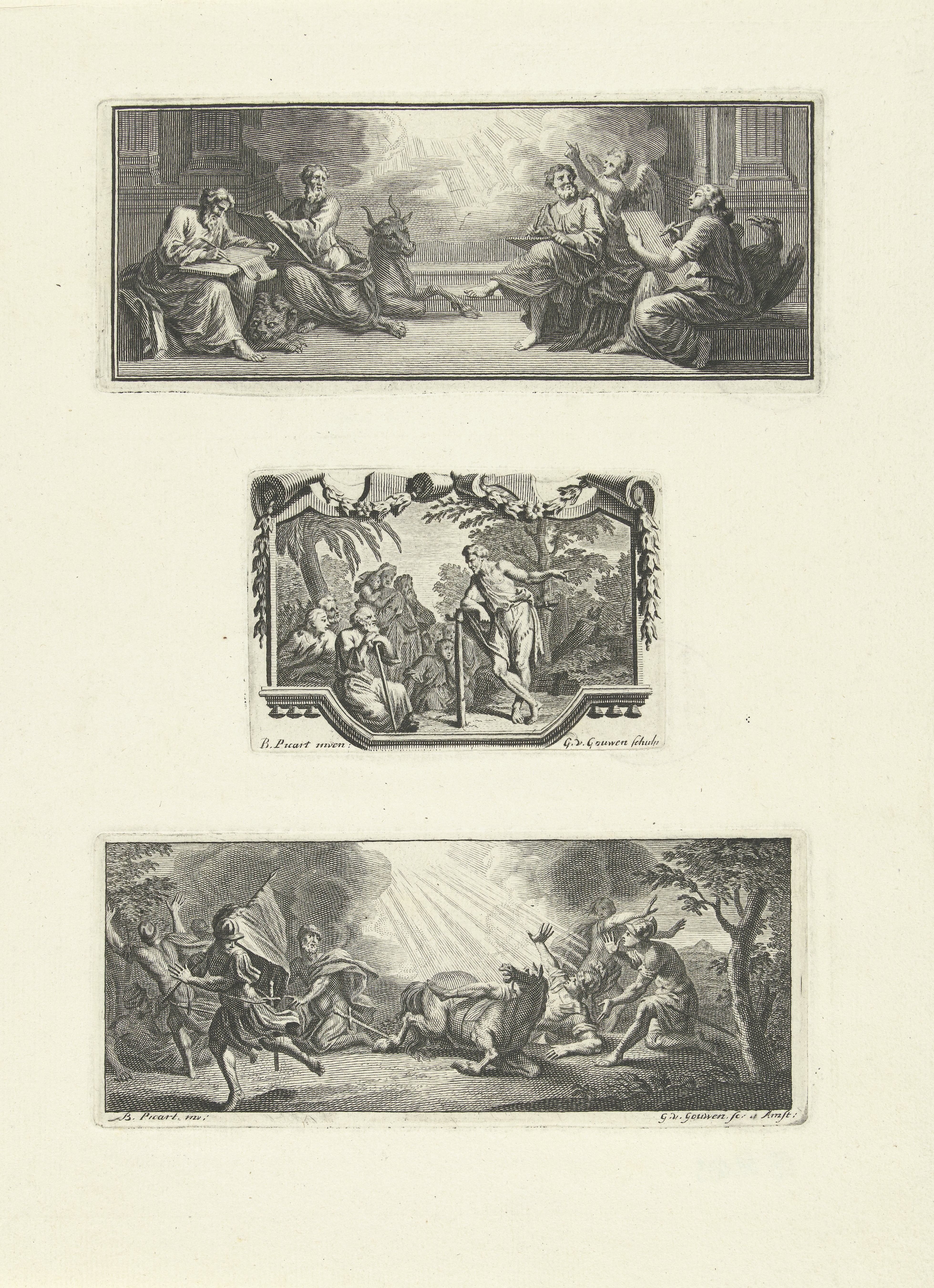 Openbaring aan de evangelisten / Prediking van Johannes de Doper / Bekering van Paulus