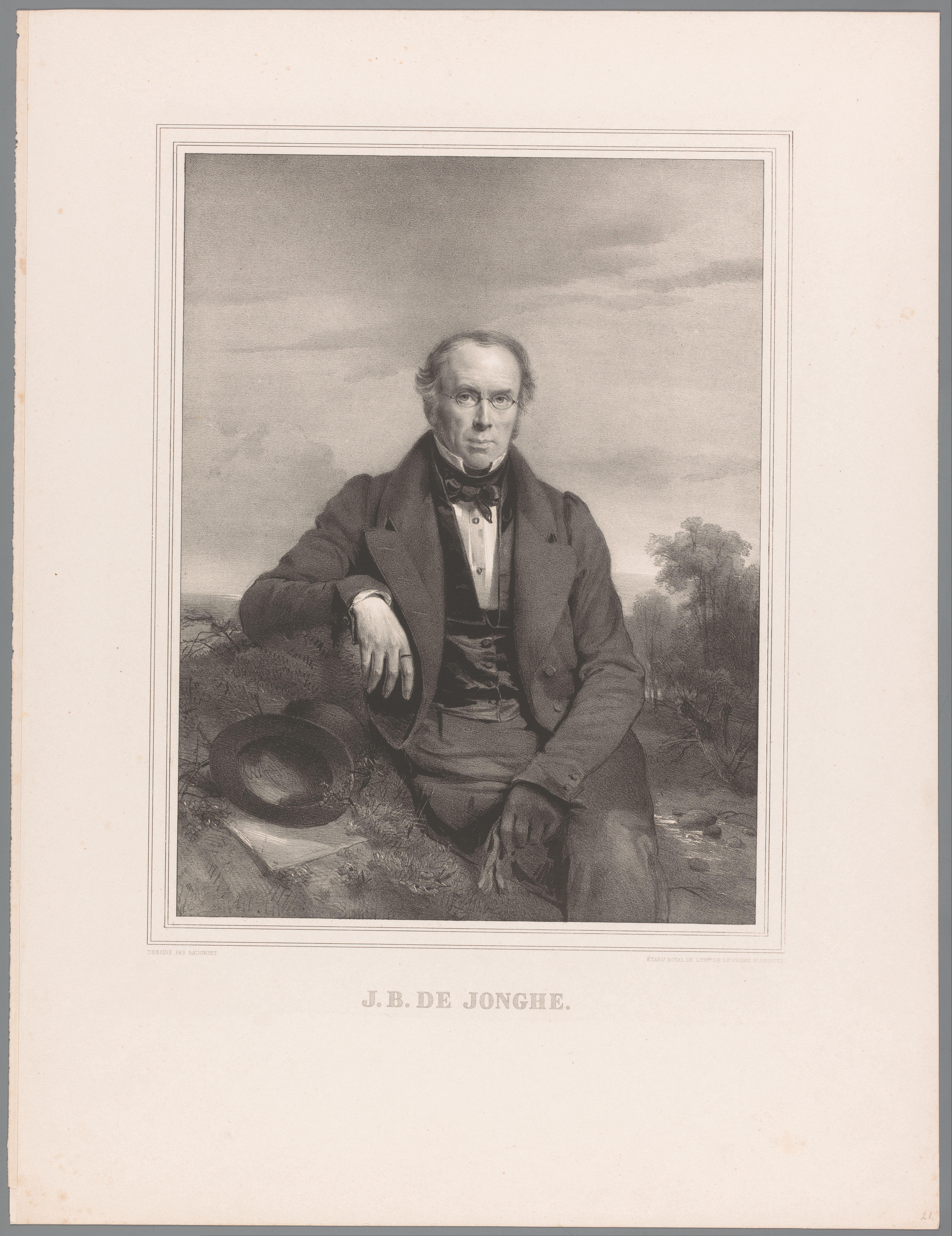 Portret van Jan Baptiste de Jonghe