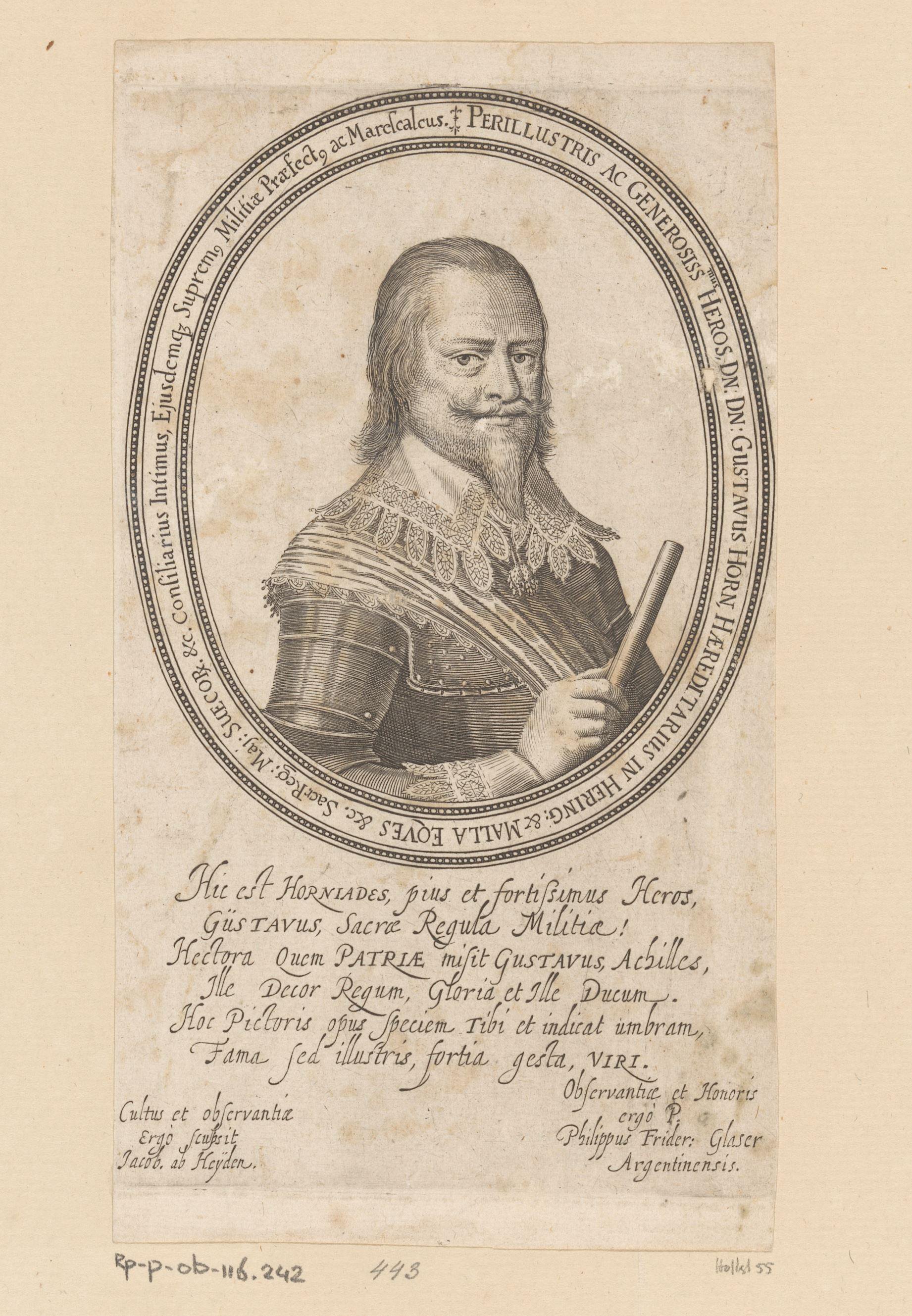 Portret van Gustav Horn