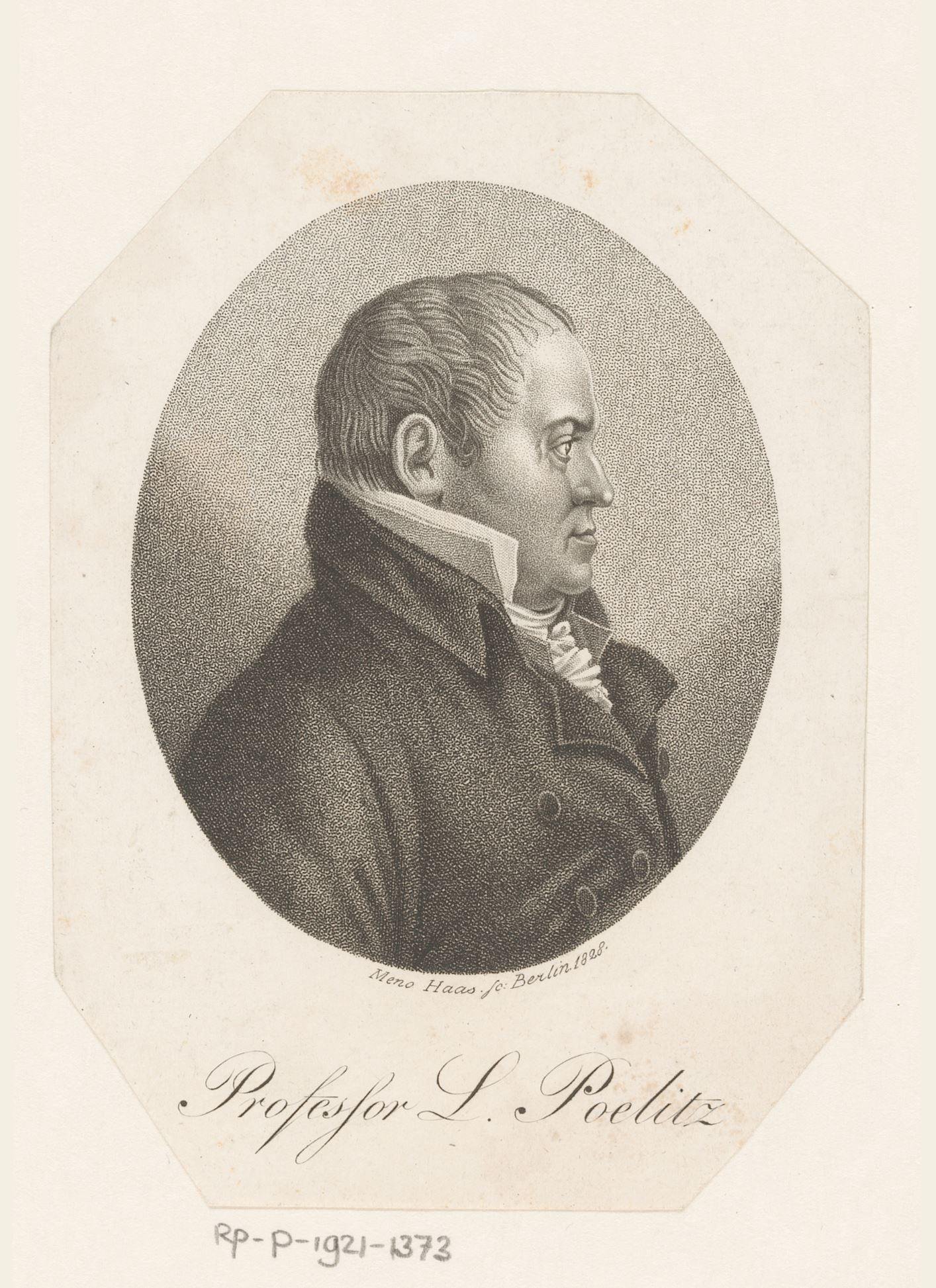 Portret van Karl Heinrich Ludwig Pölitz