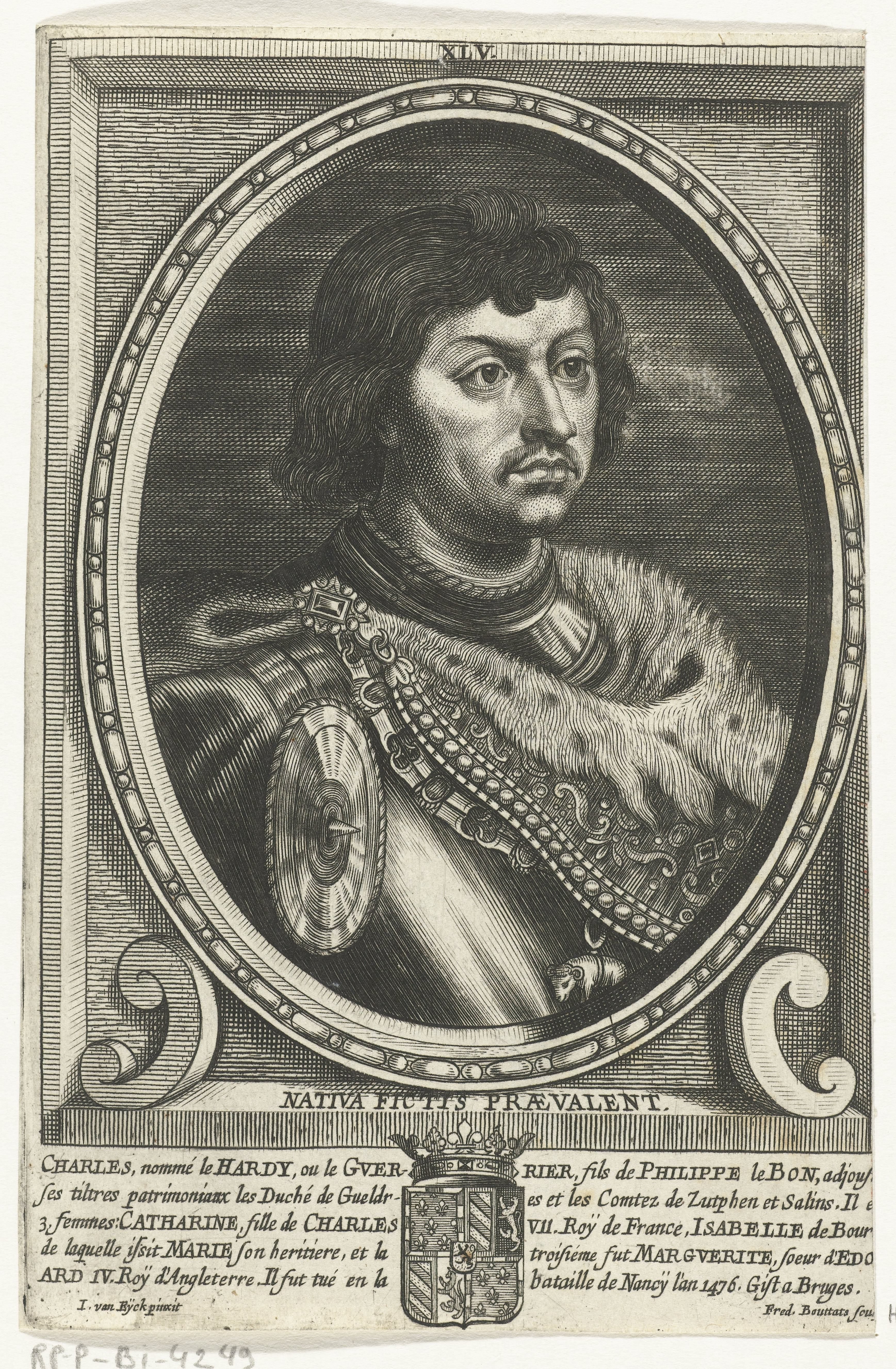 Portret van Karel de Stoute