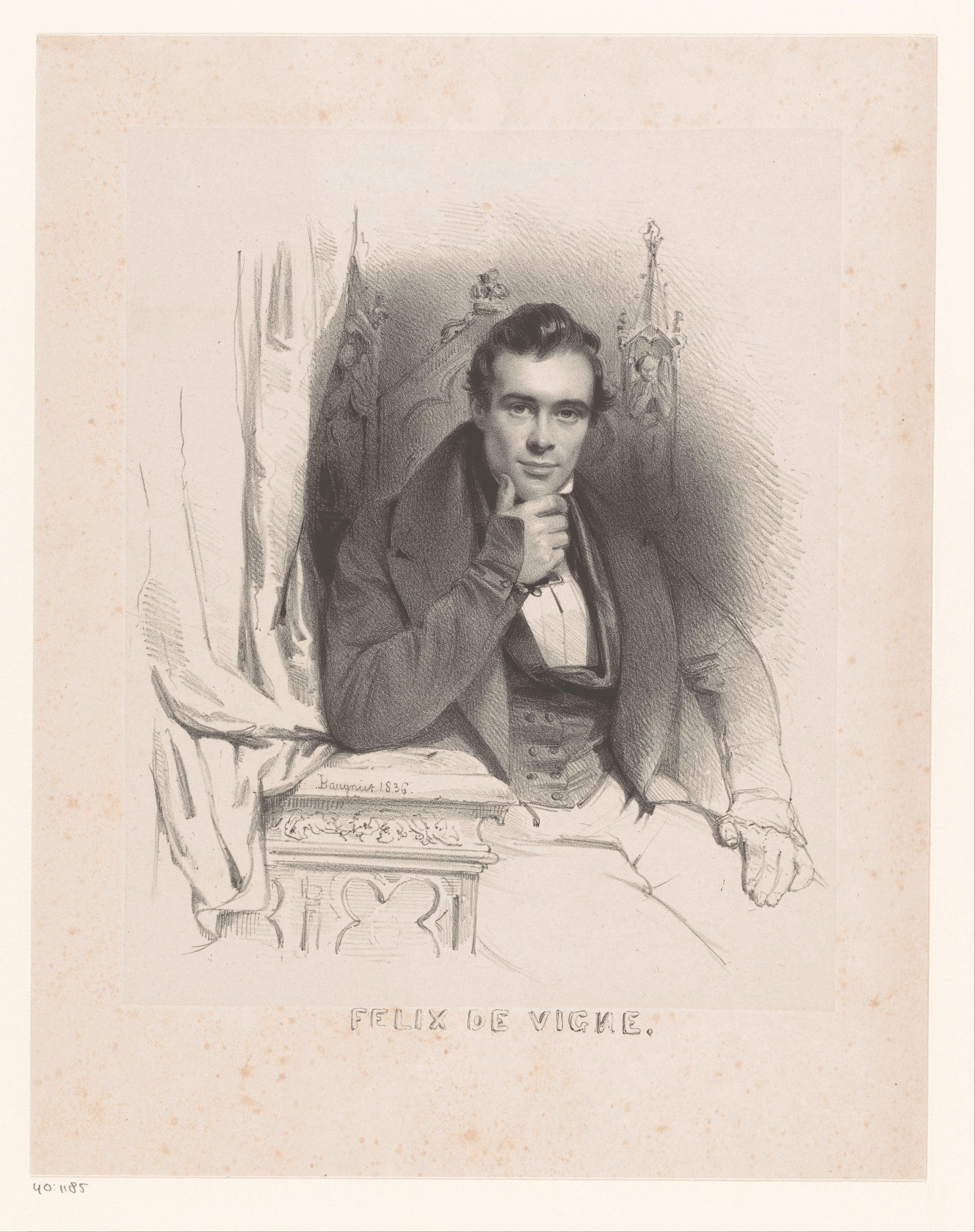 Portret van Félix De Vigne