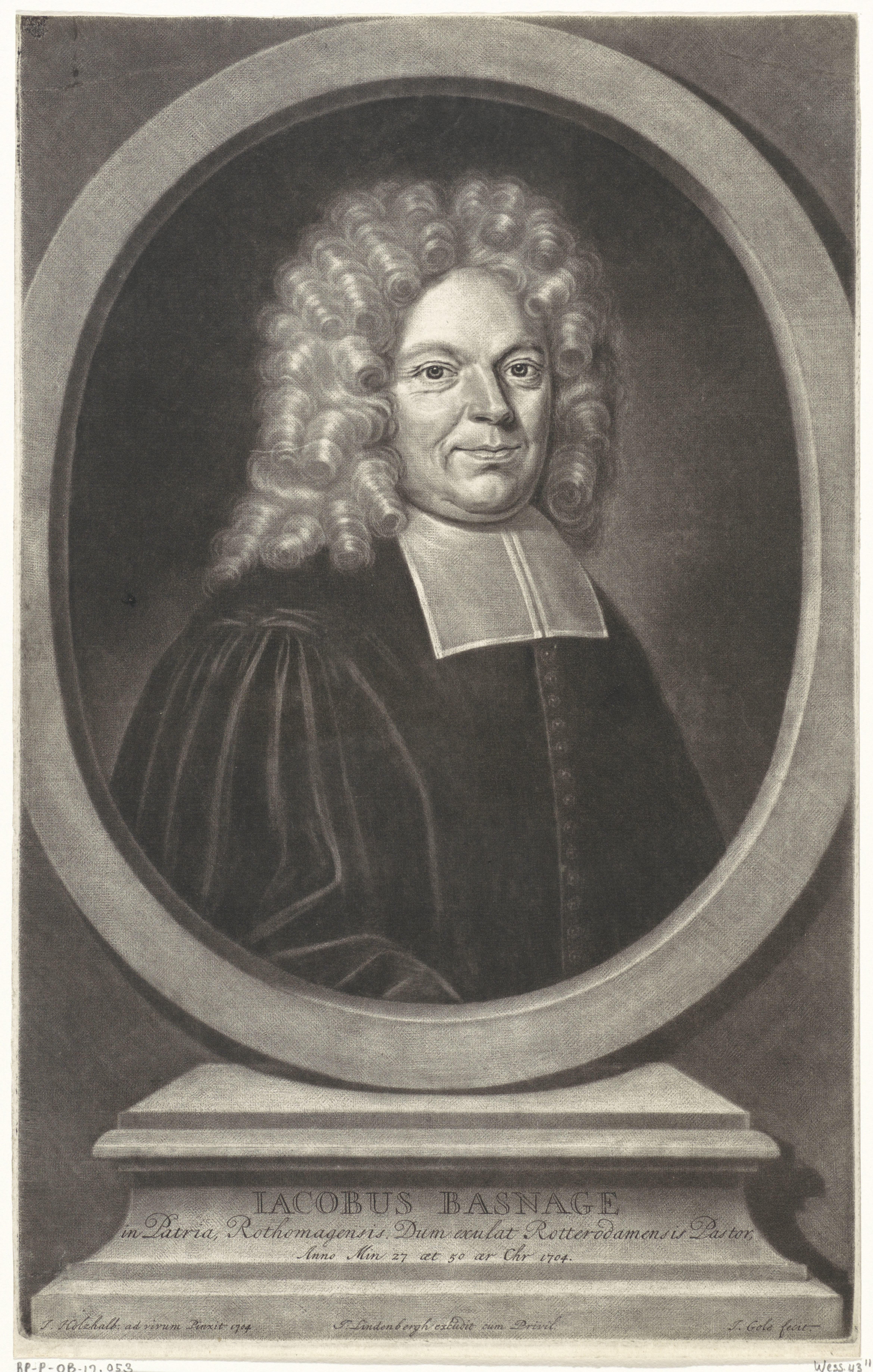 Portret van Jacob Basnage