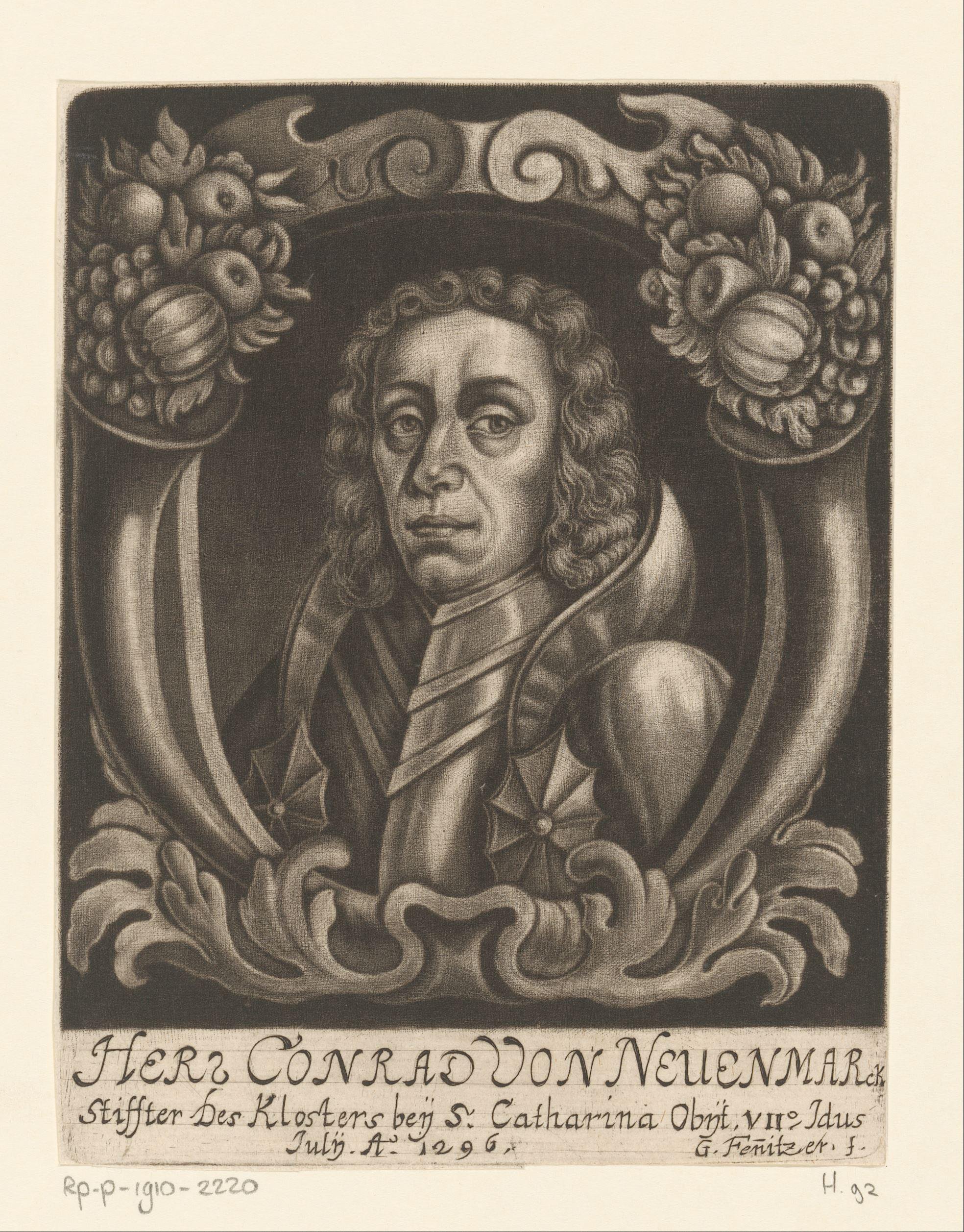 Portret van Conrad von Neumarkt