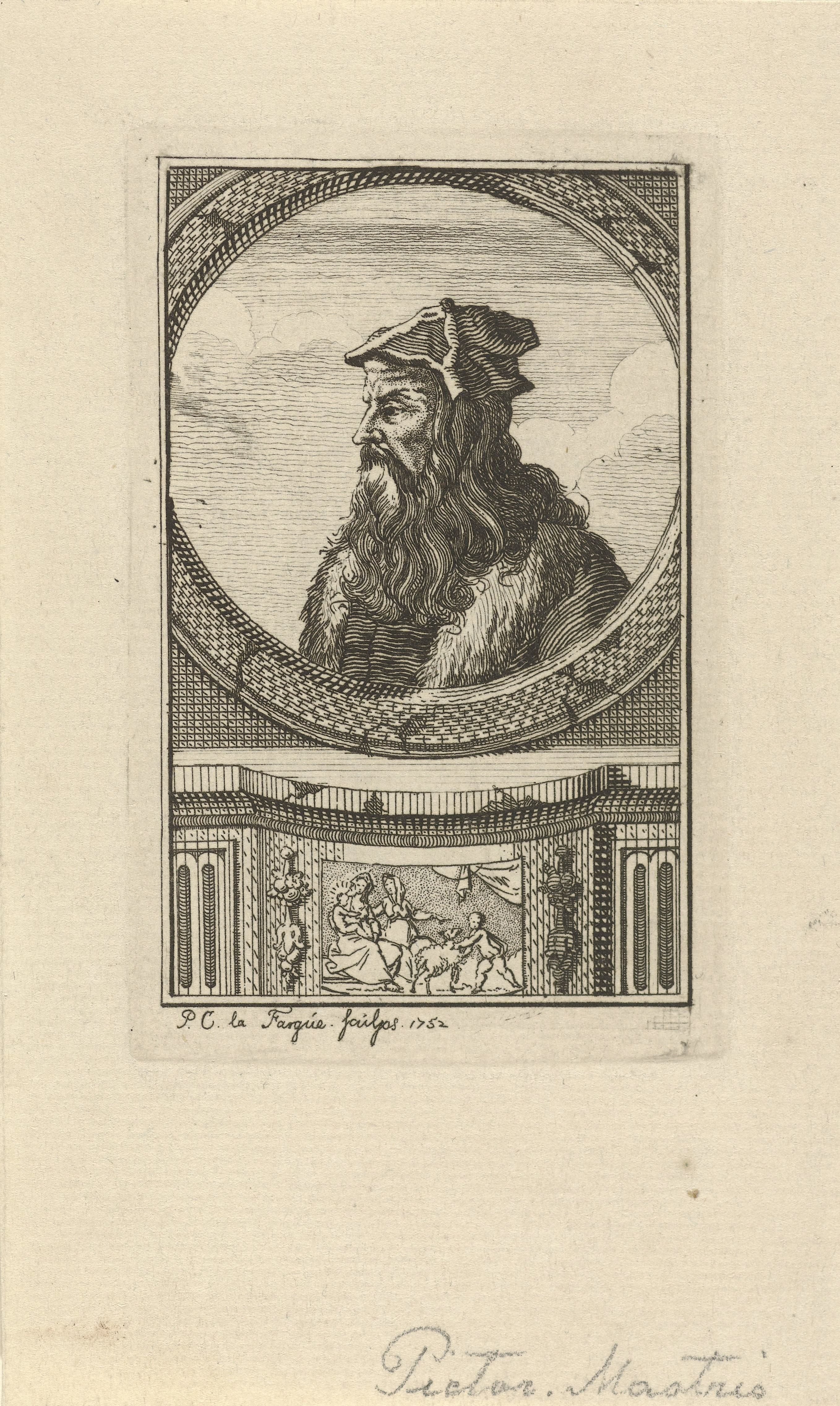 Portret van Leonardo da Vinci