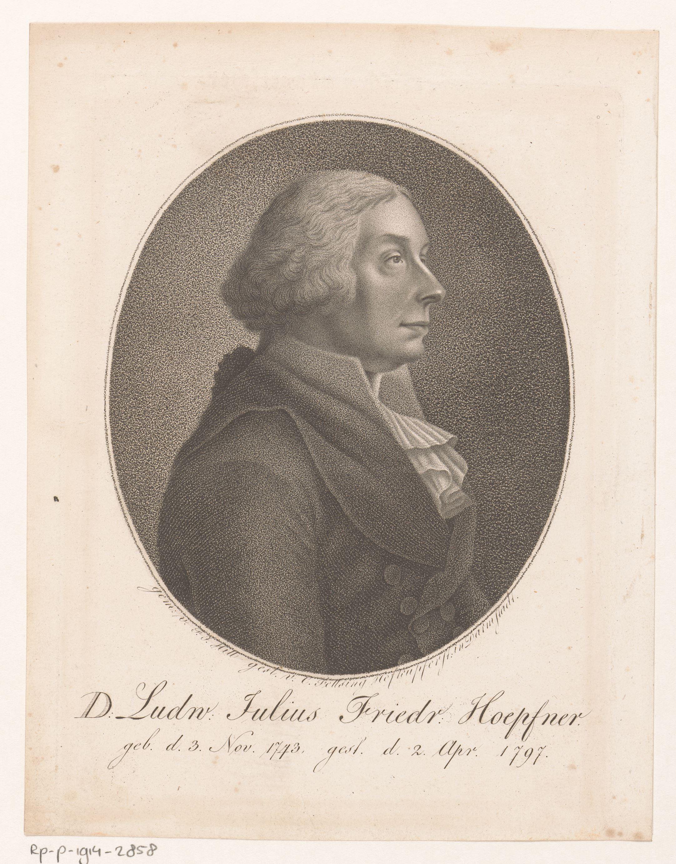 Portret van Ludwig Höpfner