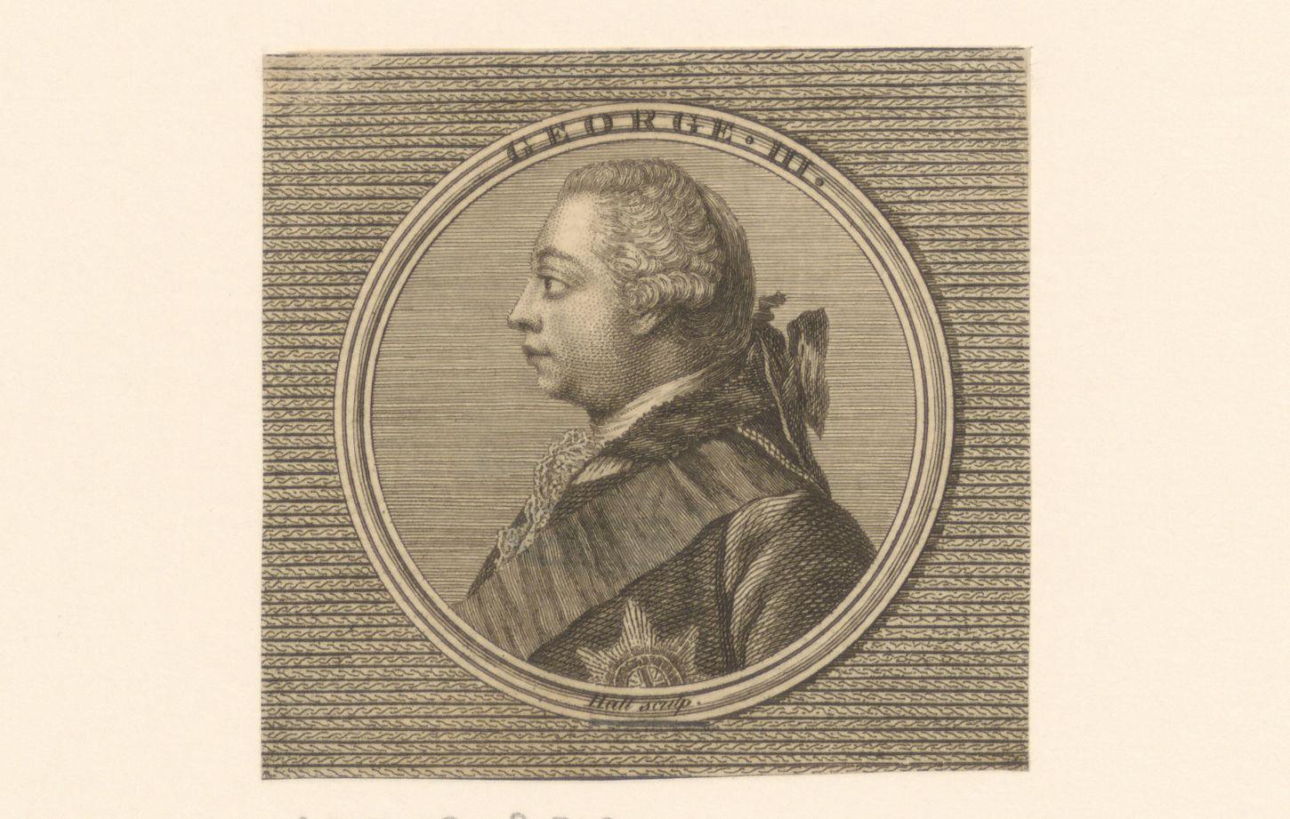 Portret van George III van het Verenigd Koninkrijk