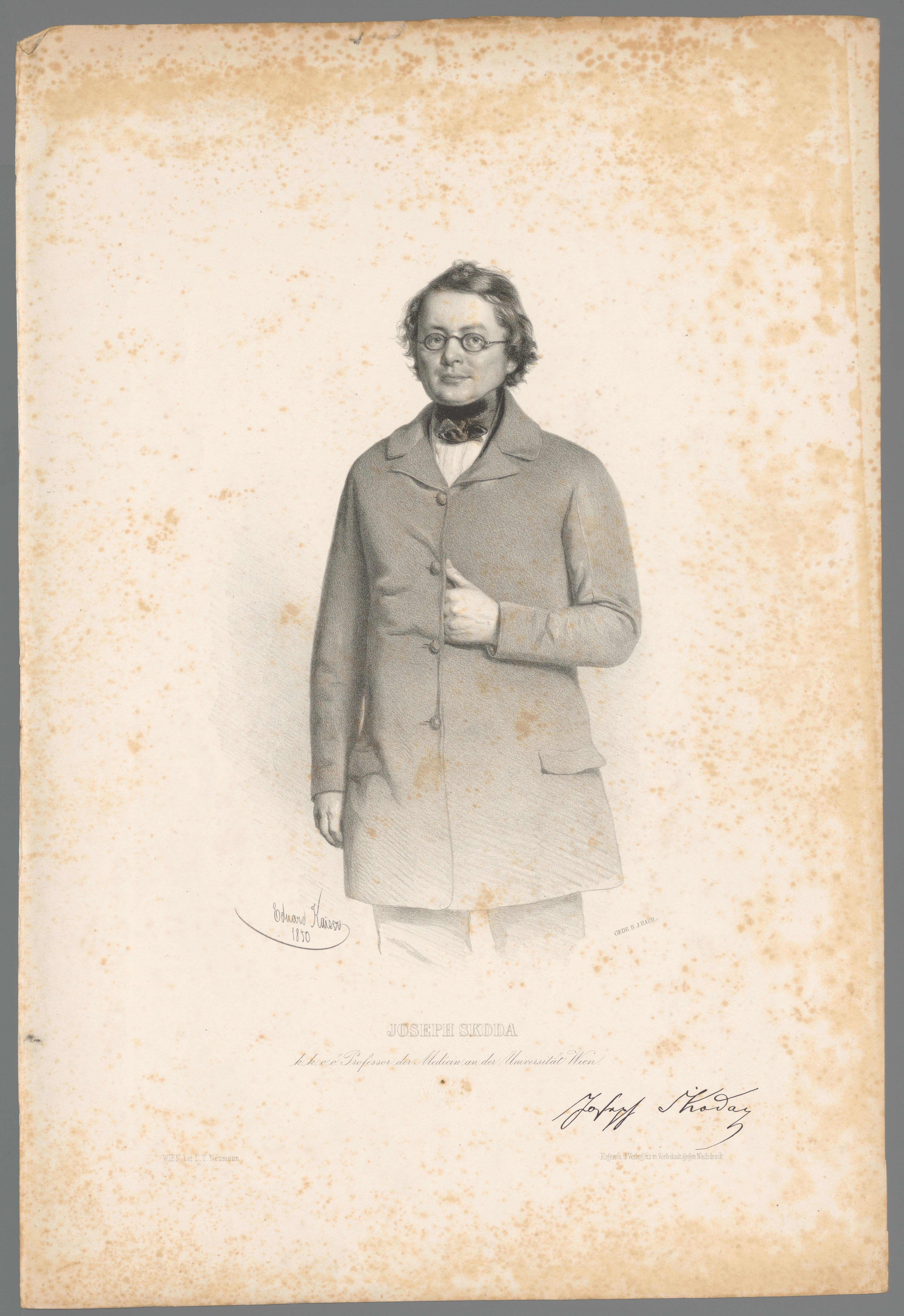 Portret van Joseph Skoda