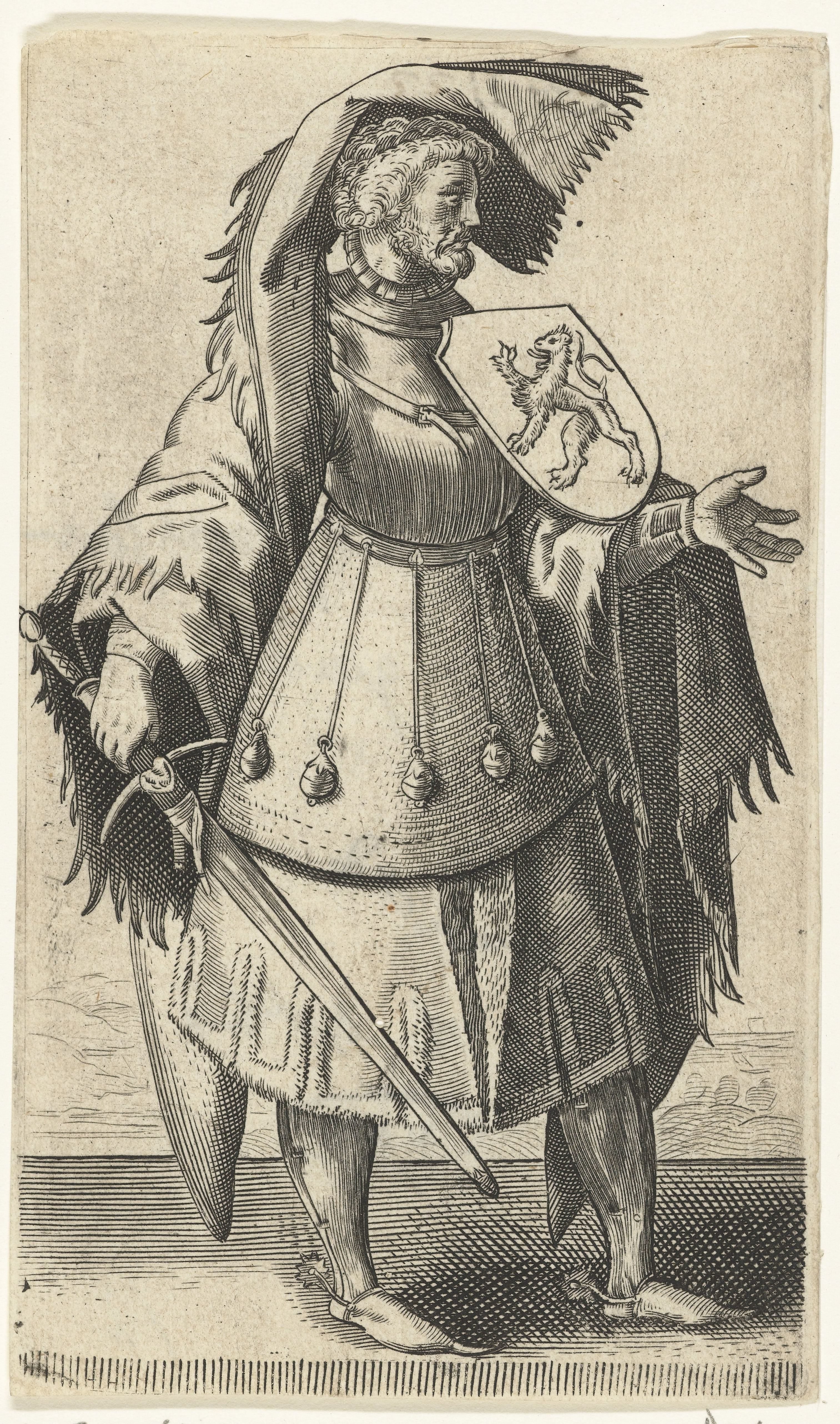 Portret van Dirk VI, graaf van Holland