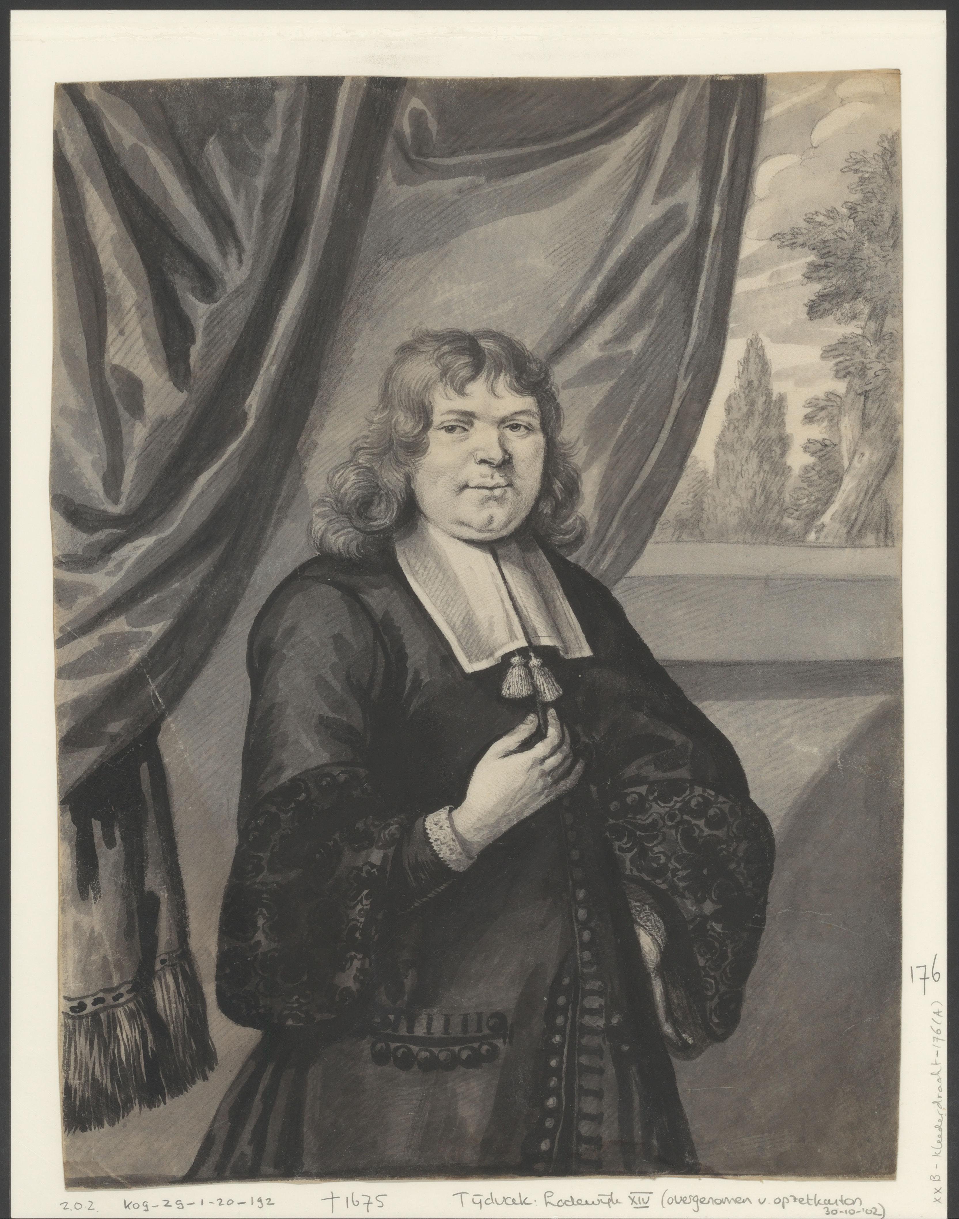 Portret van een onbekende man