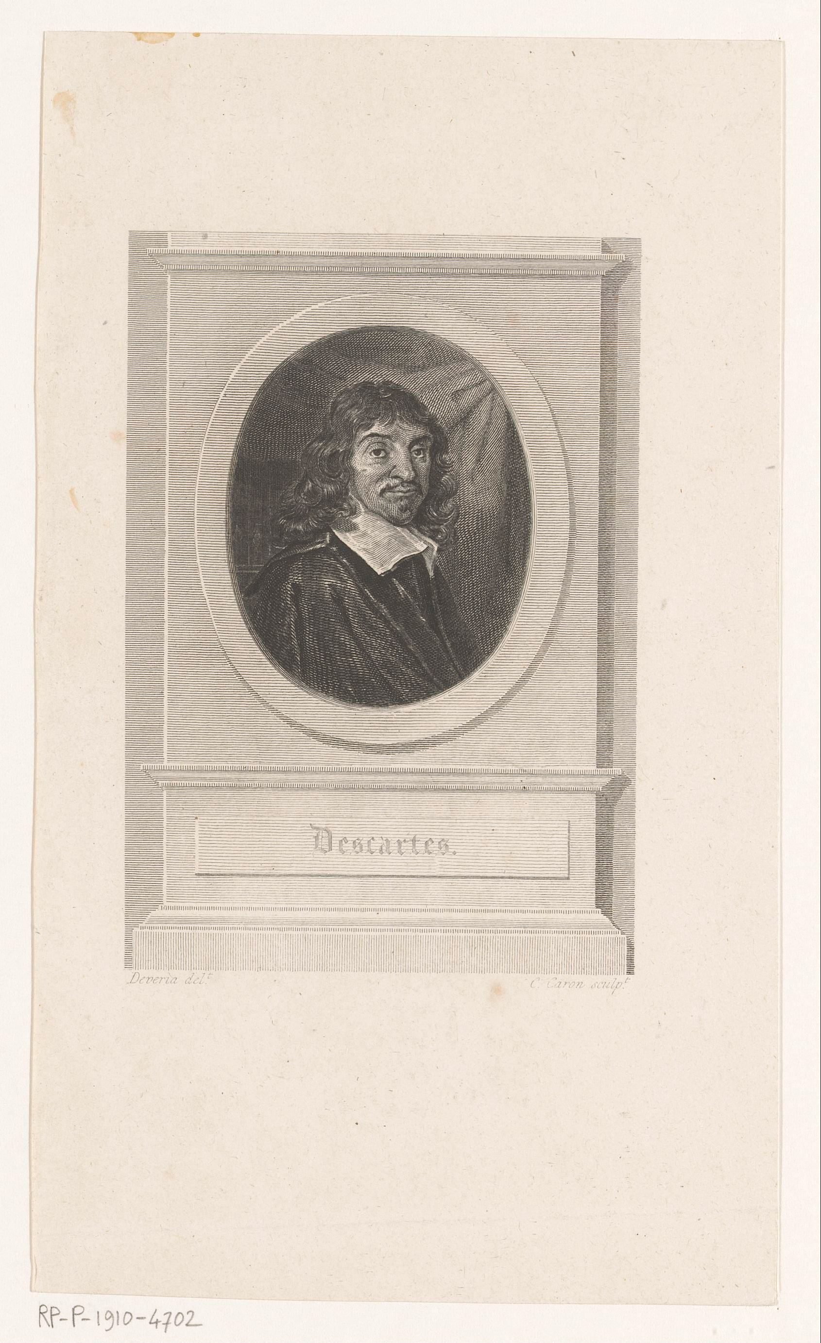 Portret van René Descartes