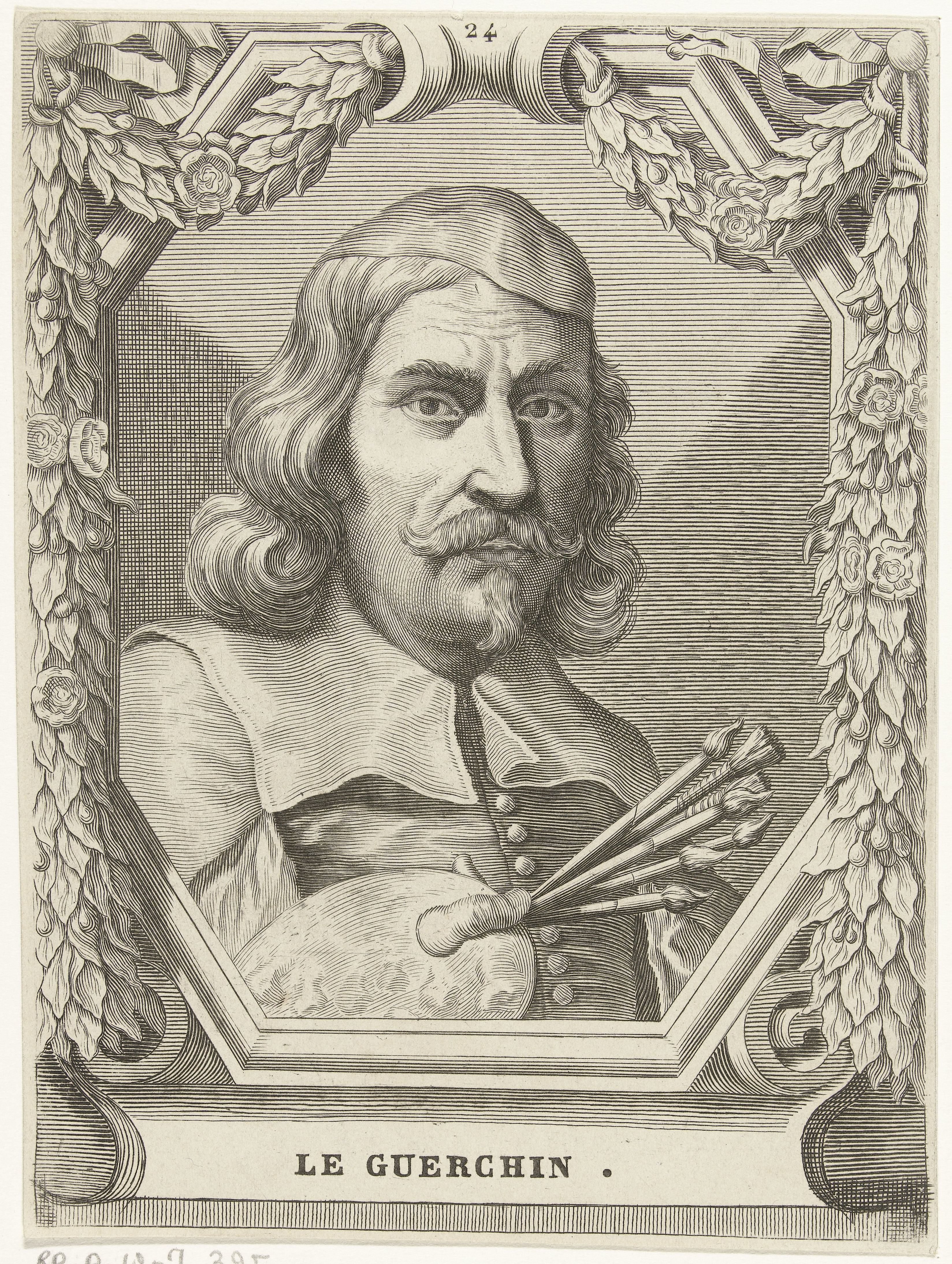 Portret van Guercino