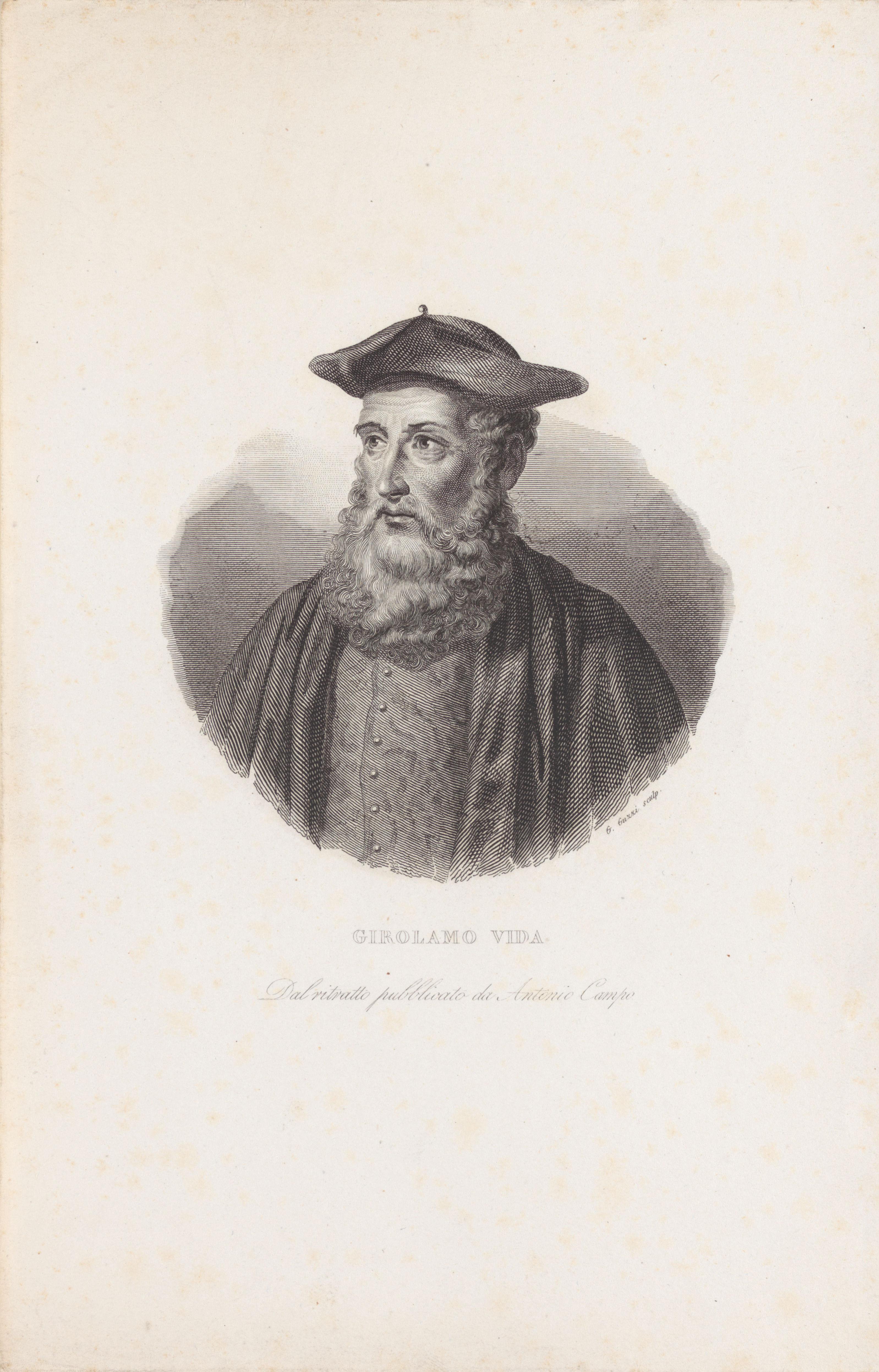 Portret van humanist Marco Girolamo Vida