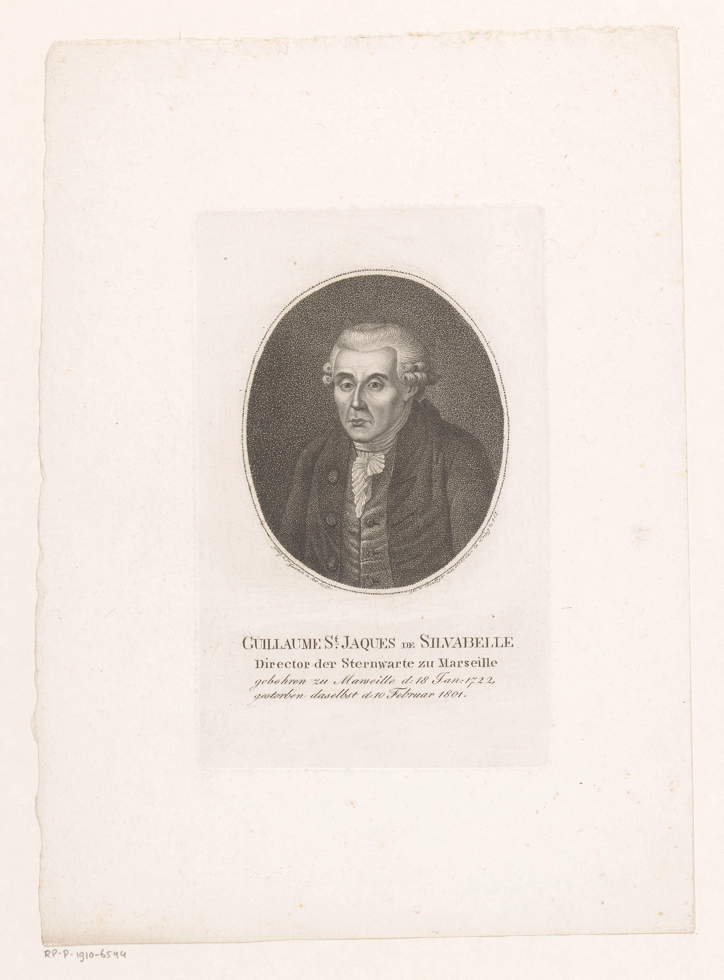 Portret van Guillaume de Saint-Jacques de Sylvabelle