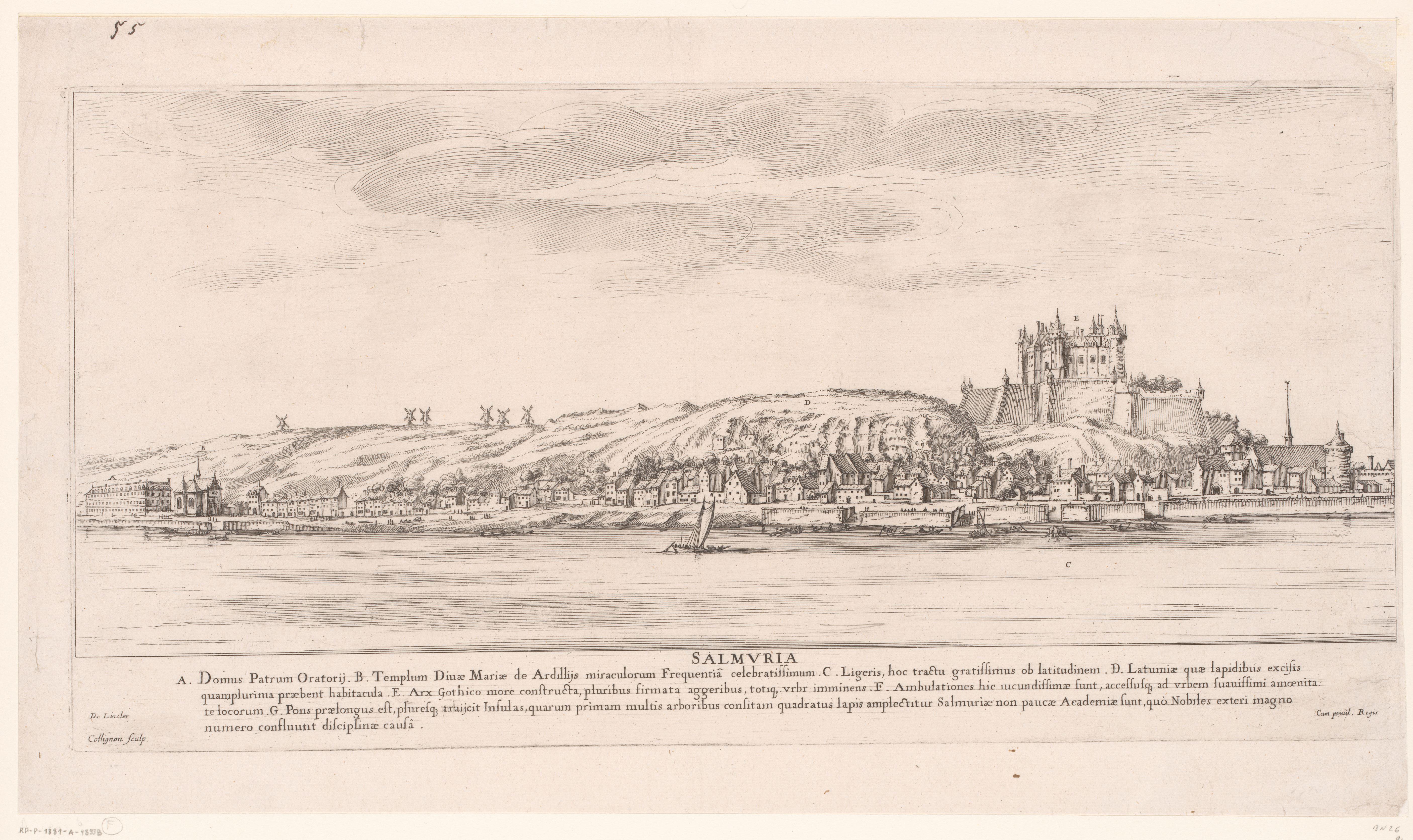 Zicht op Saumur