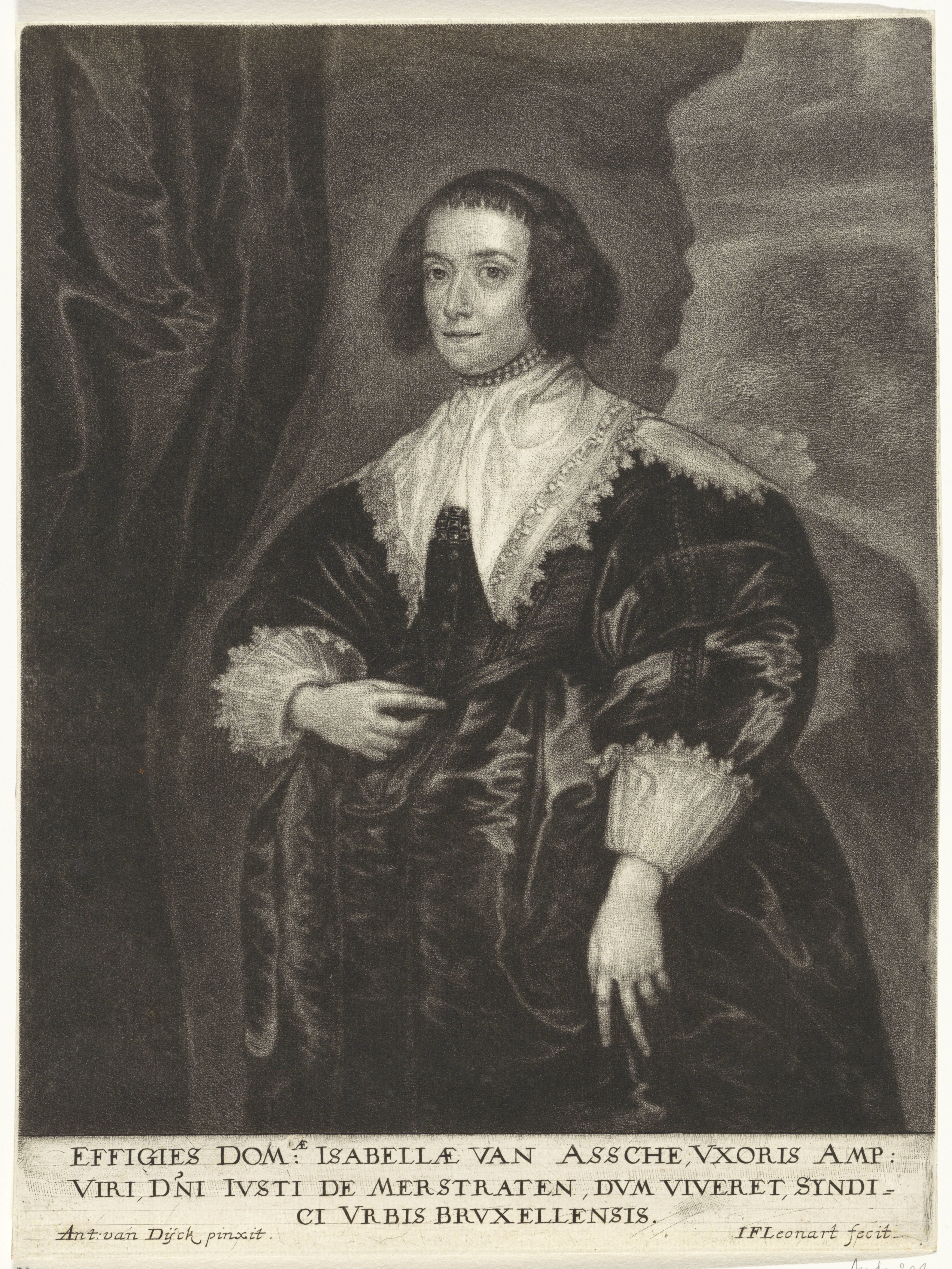 Portret van Isabella van Asche