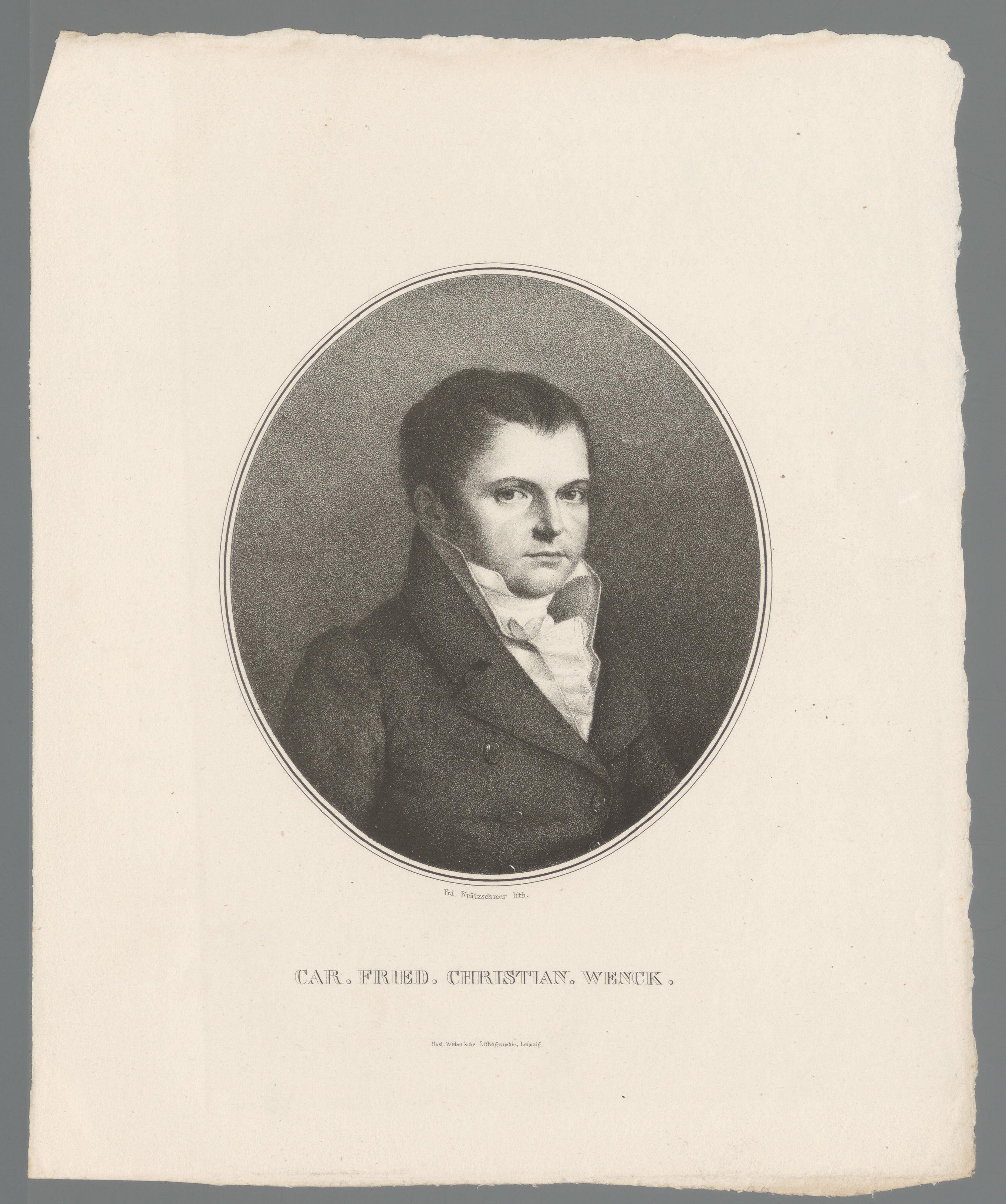 Portret van Karl Friedrich Christian Wenck