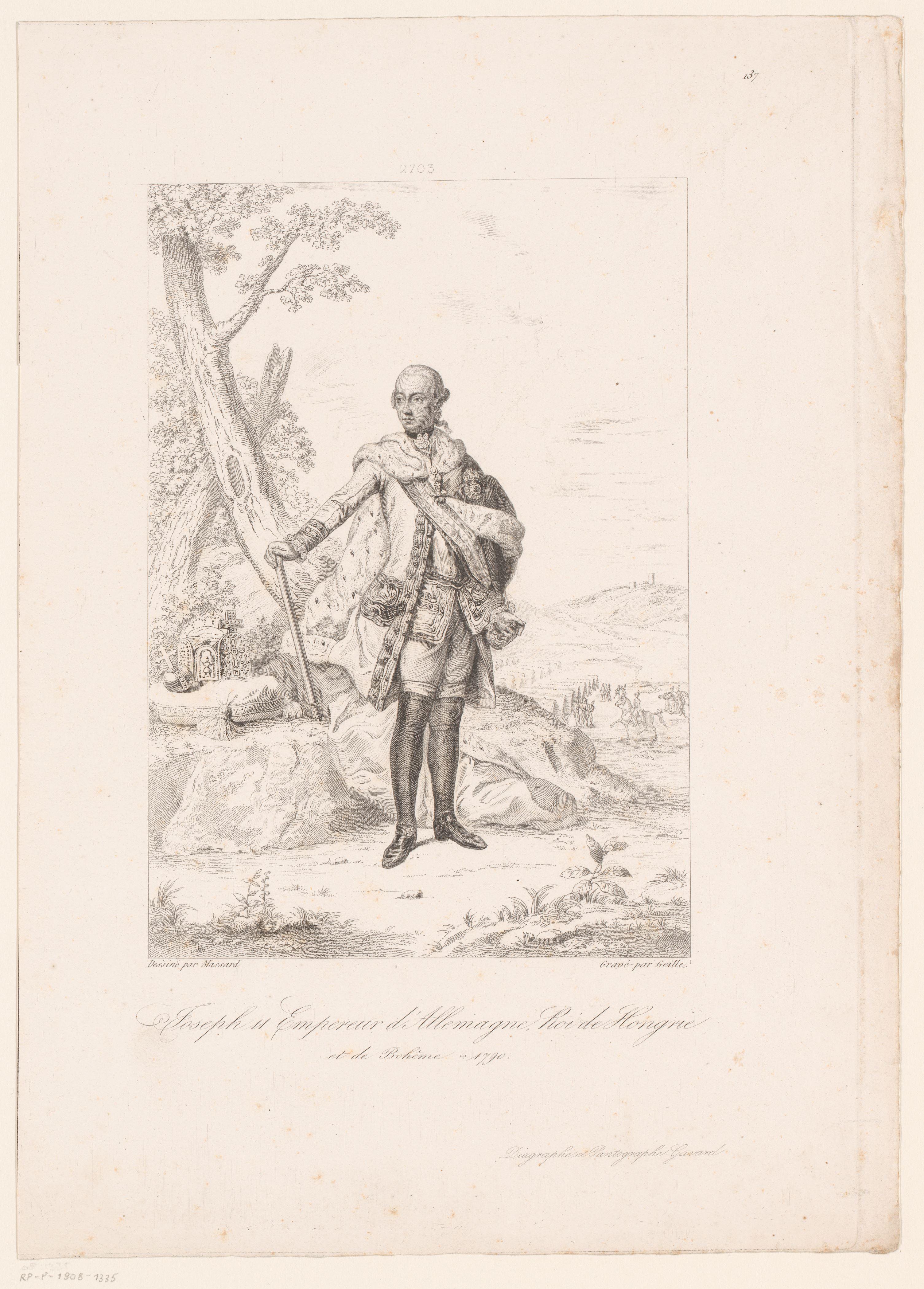 Portret van keizer Jozef II