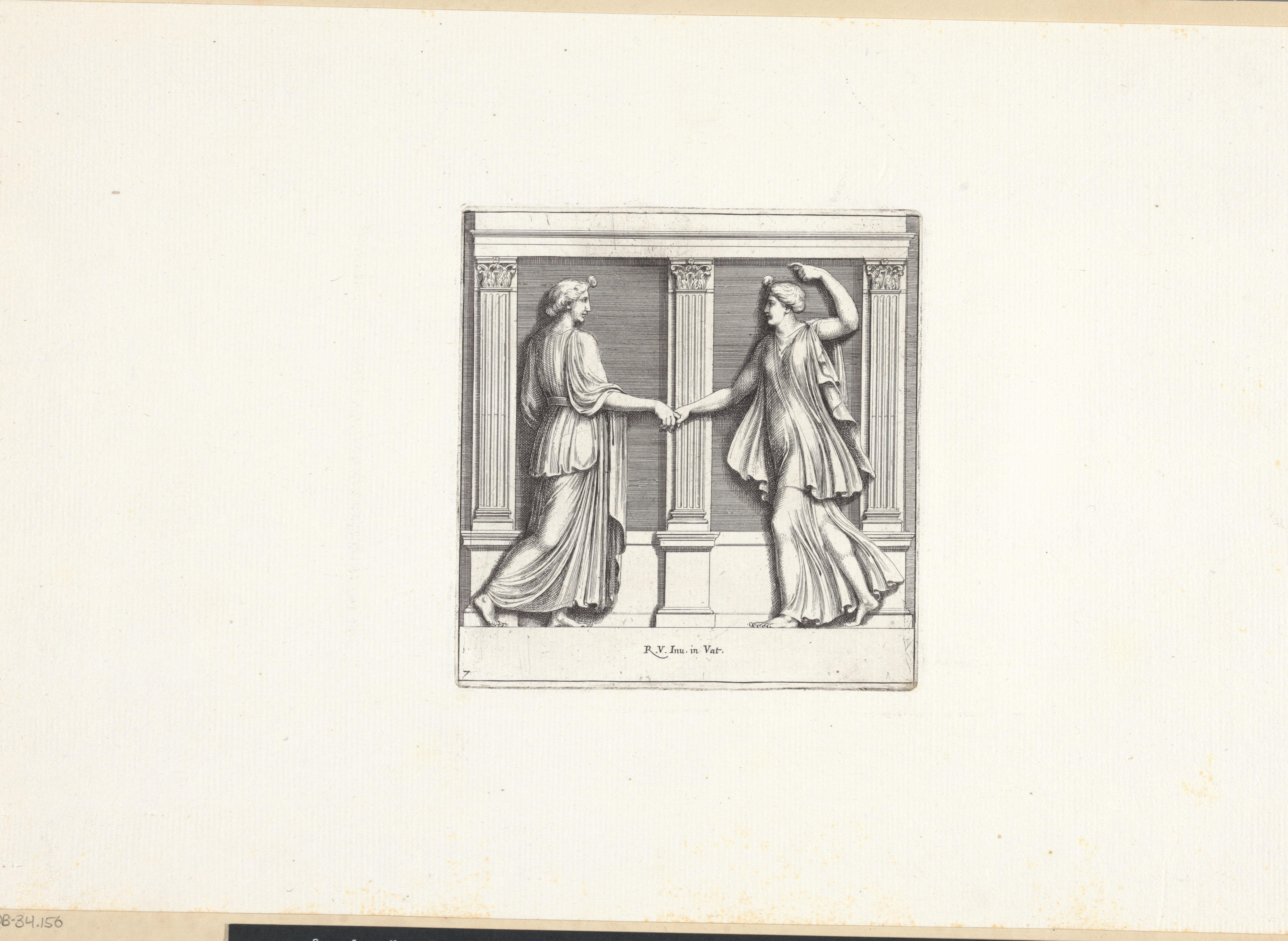 Twee dansende figuren