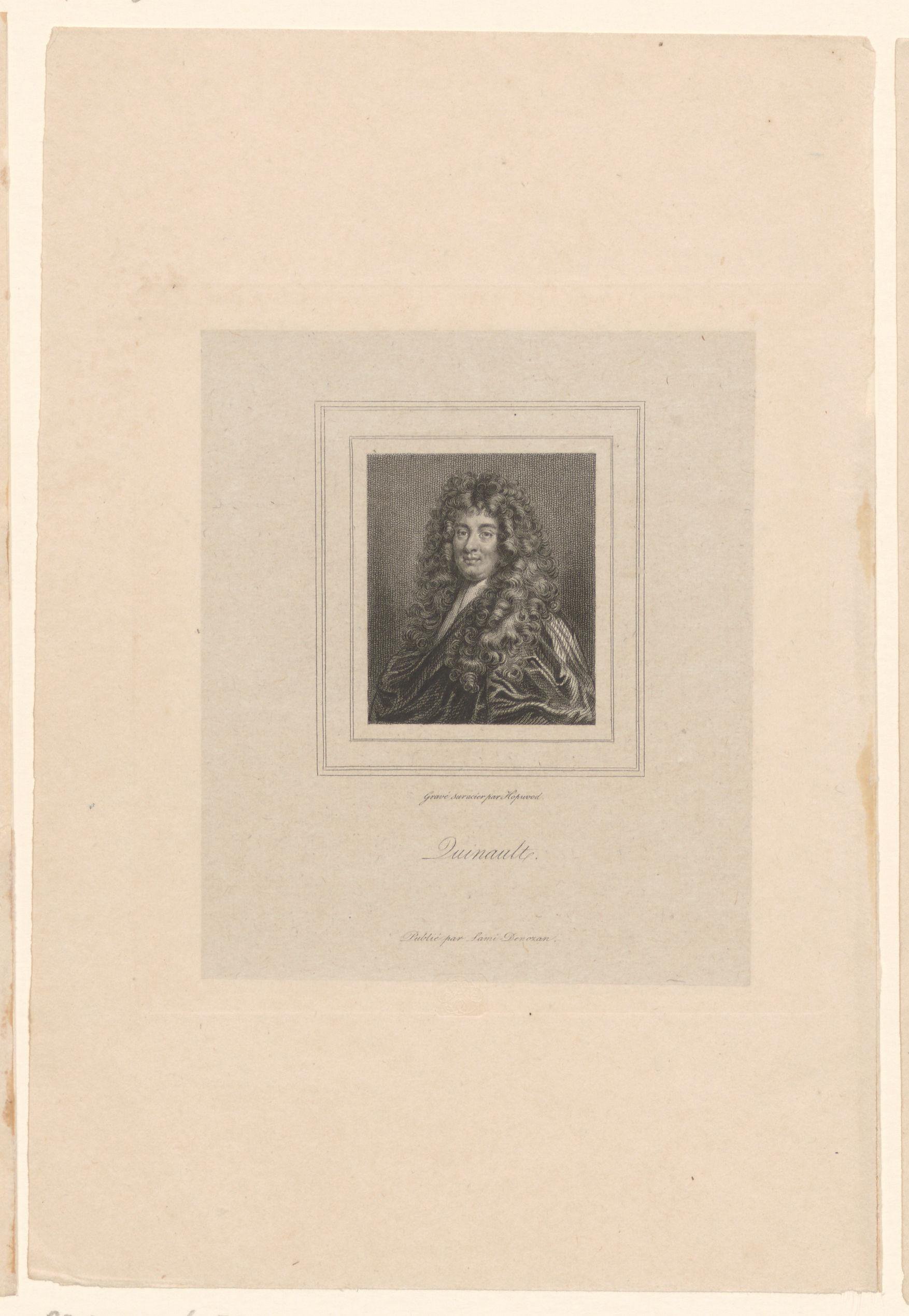 Portret van Philippe Quinault