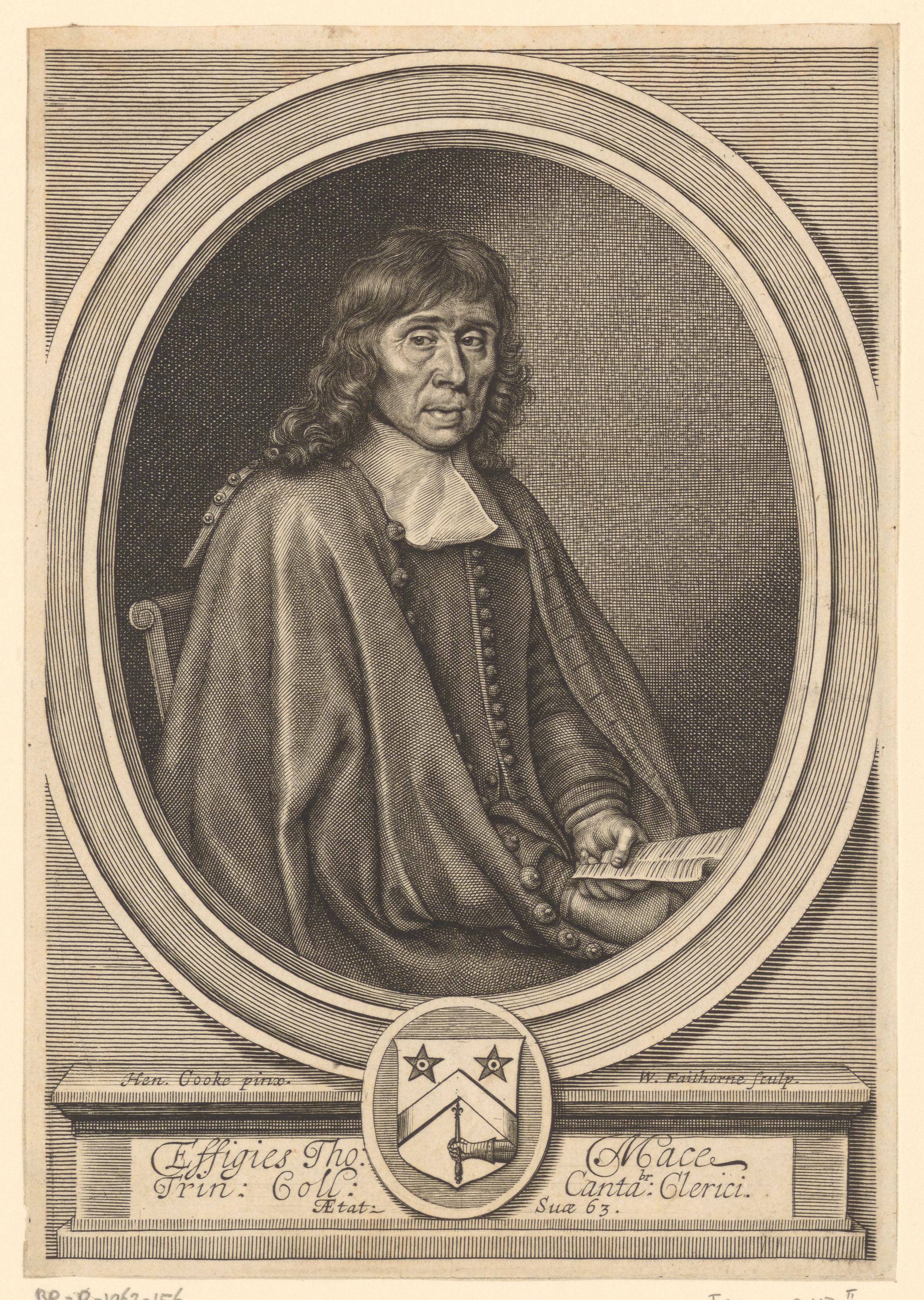 Portret van Thomas Mace