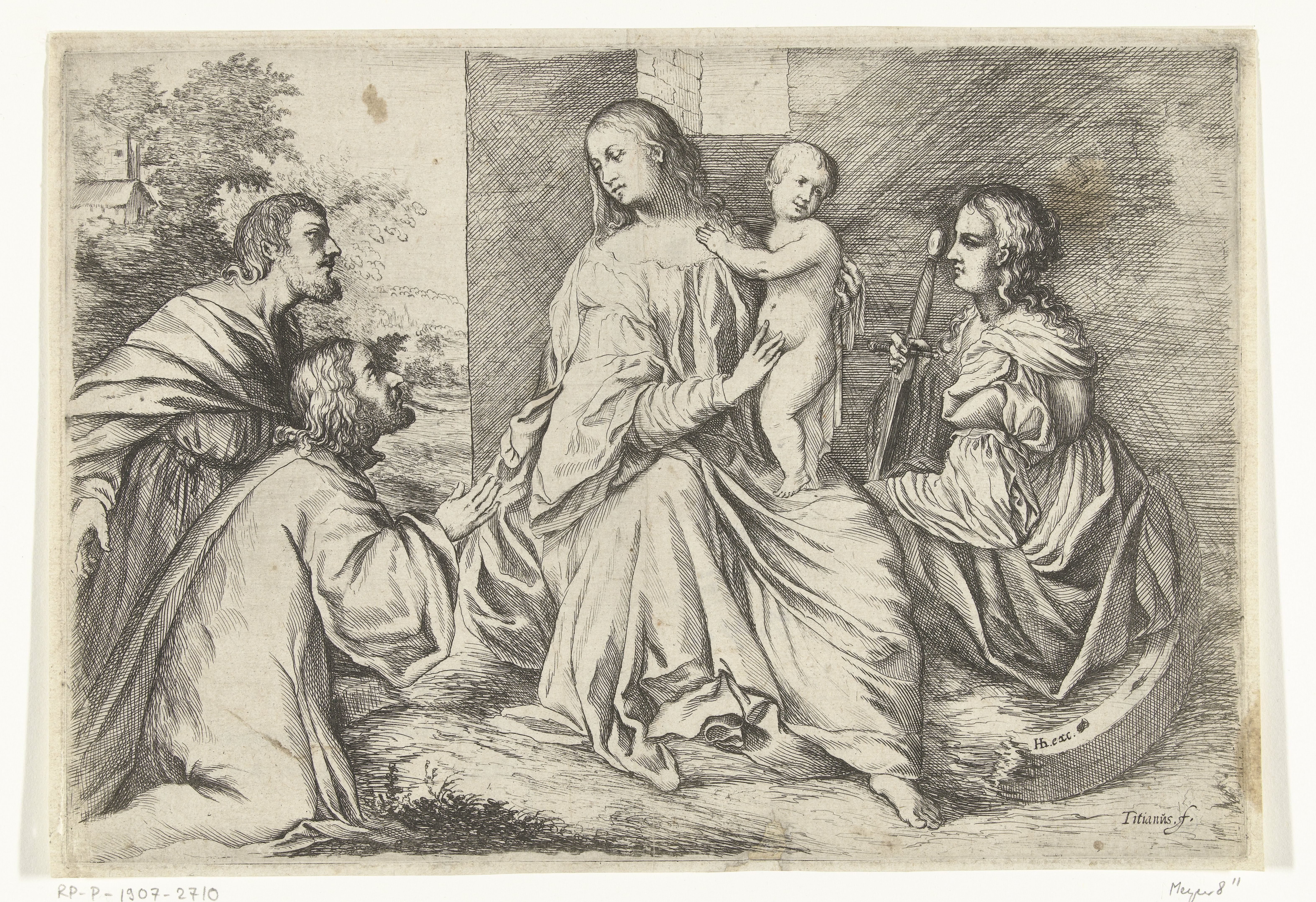 Maria met Christus en de heilige Catharina van Alexandrië