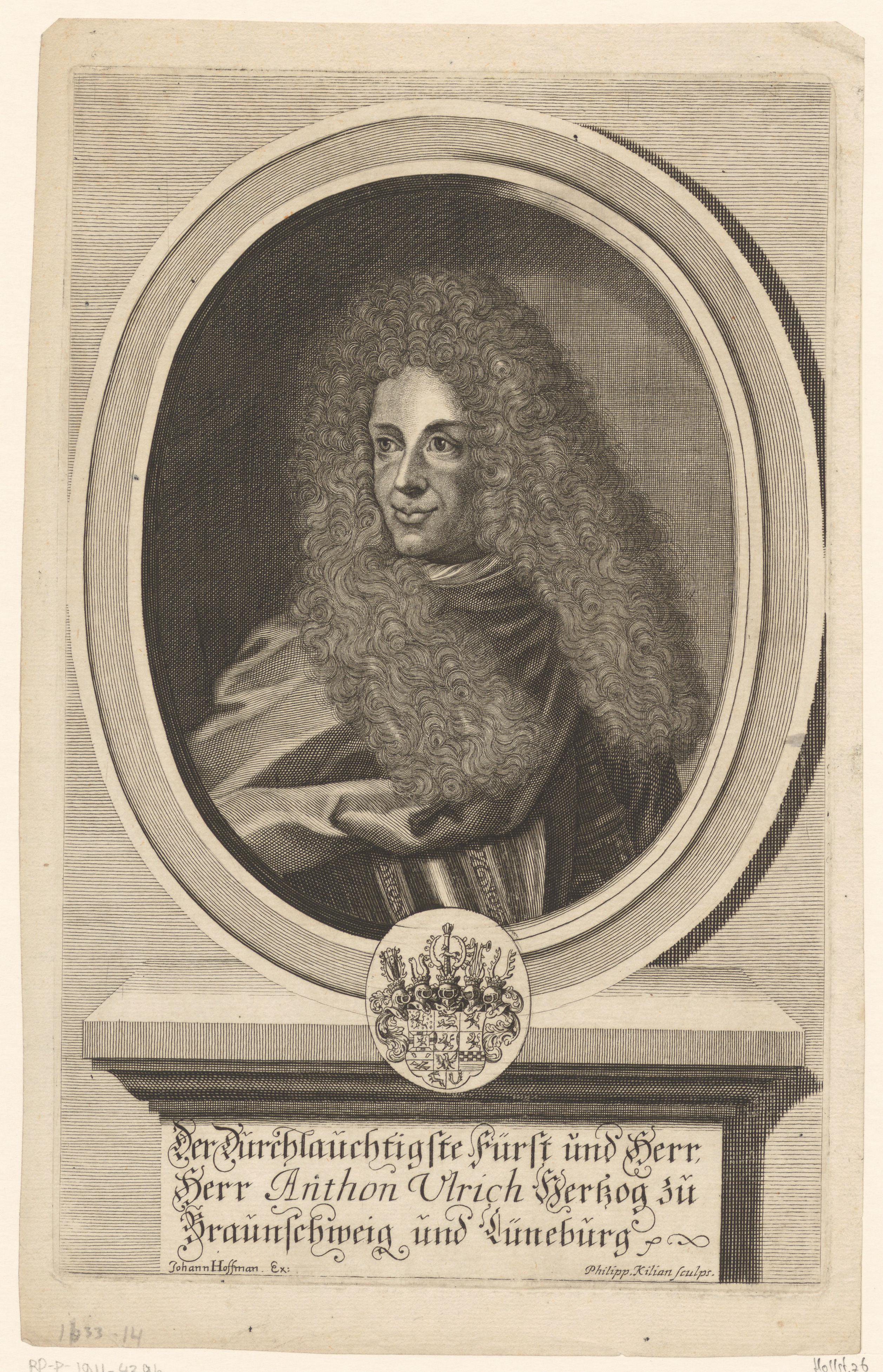 Portret van Anton Ulrich von Braunschweig-Lüneburg