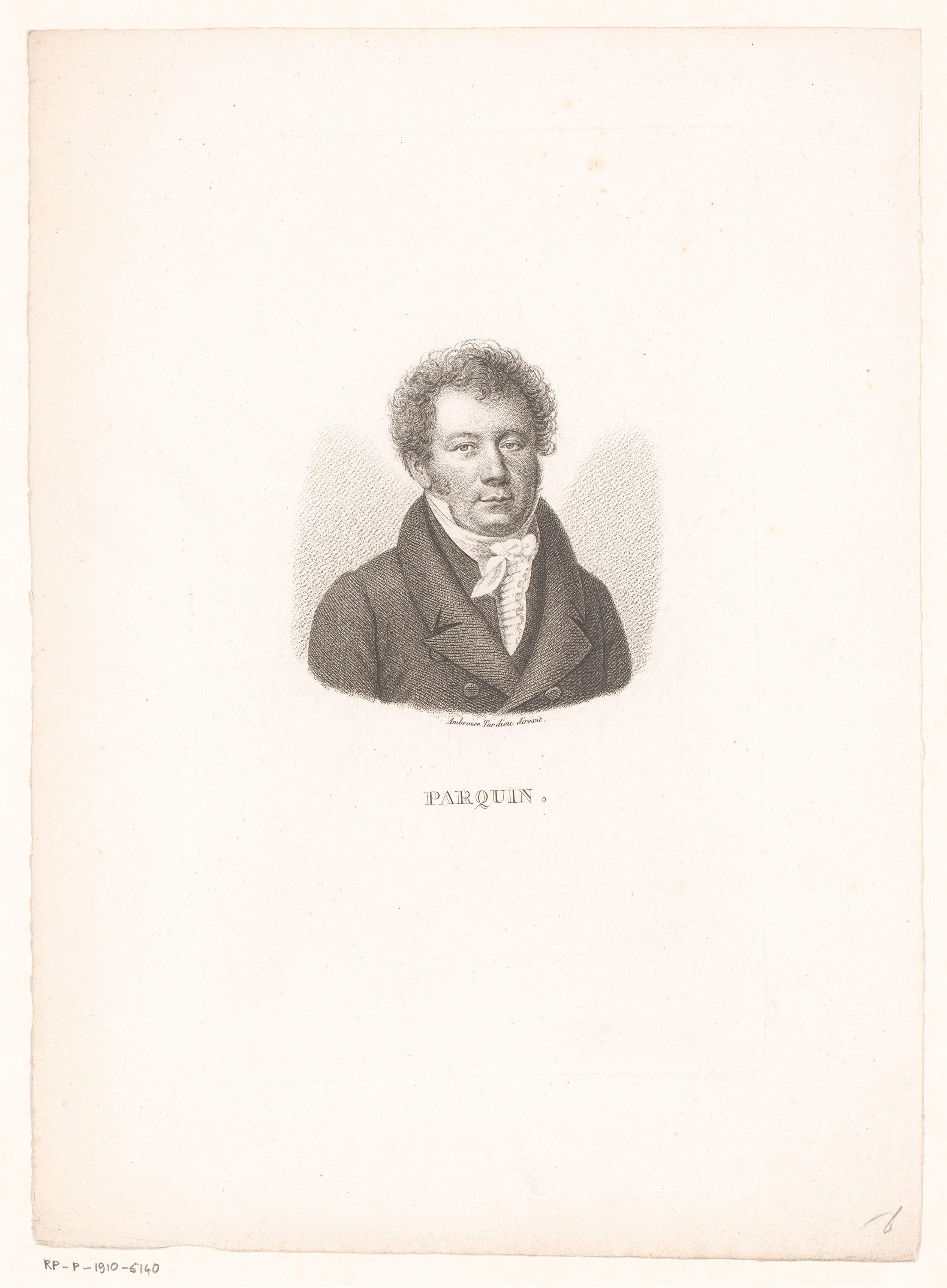 Portret van Jean-Baptiste-Nicolas Parquin