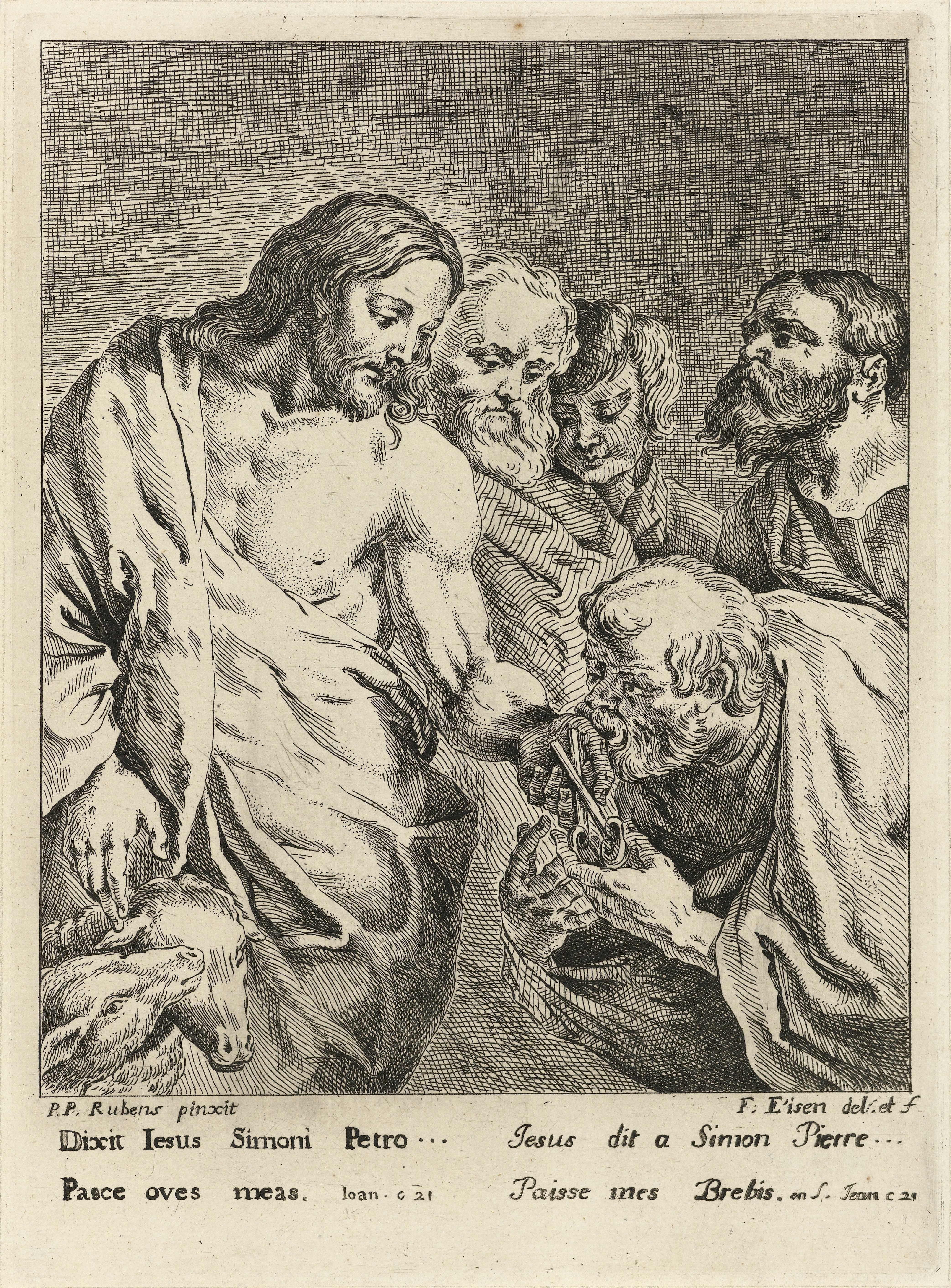 Christus geeft de sleutels aan Petrus