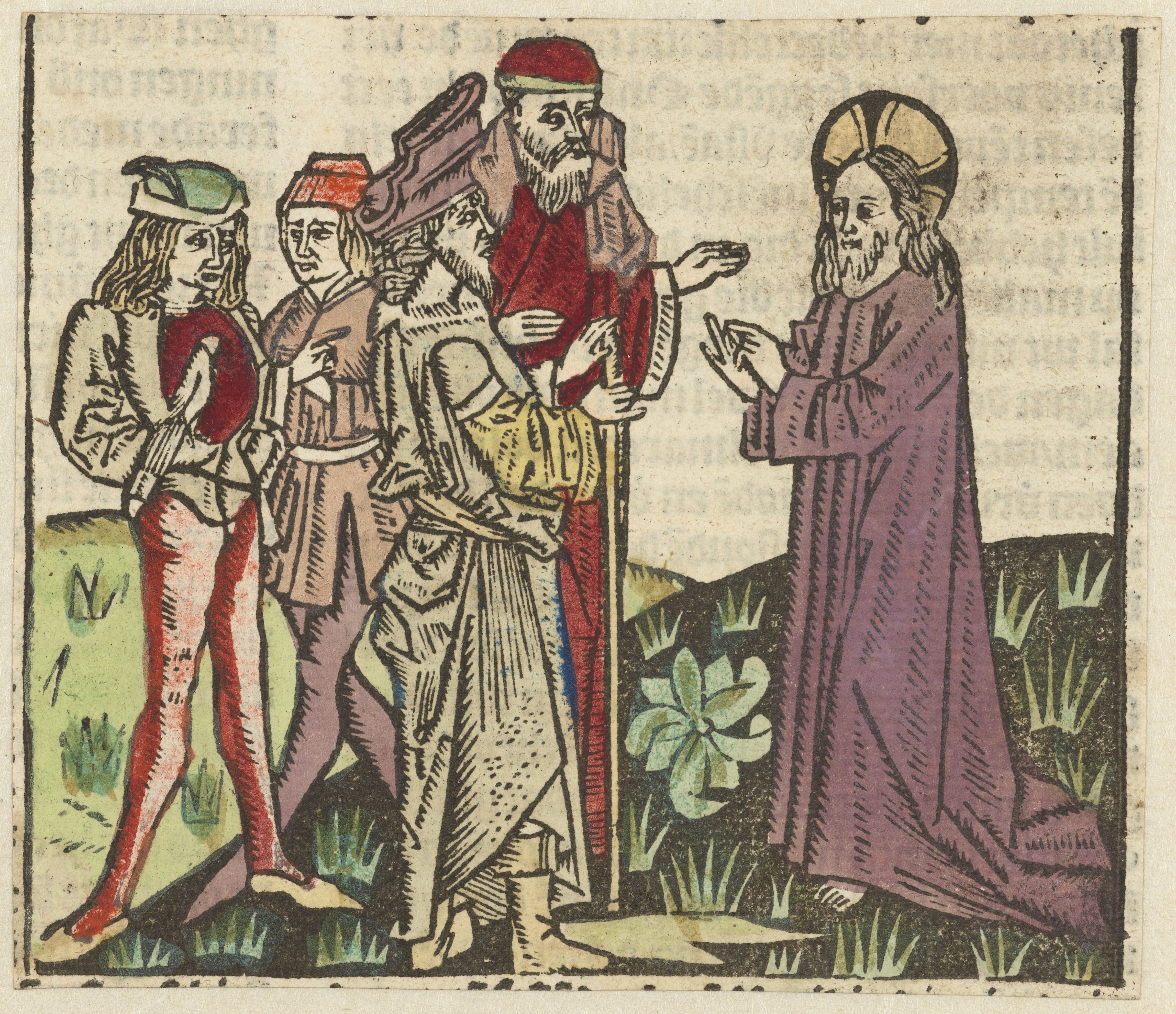 Christus in gesprek met Nicodemus