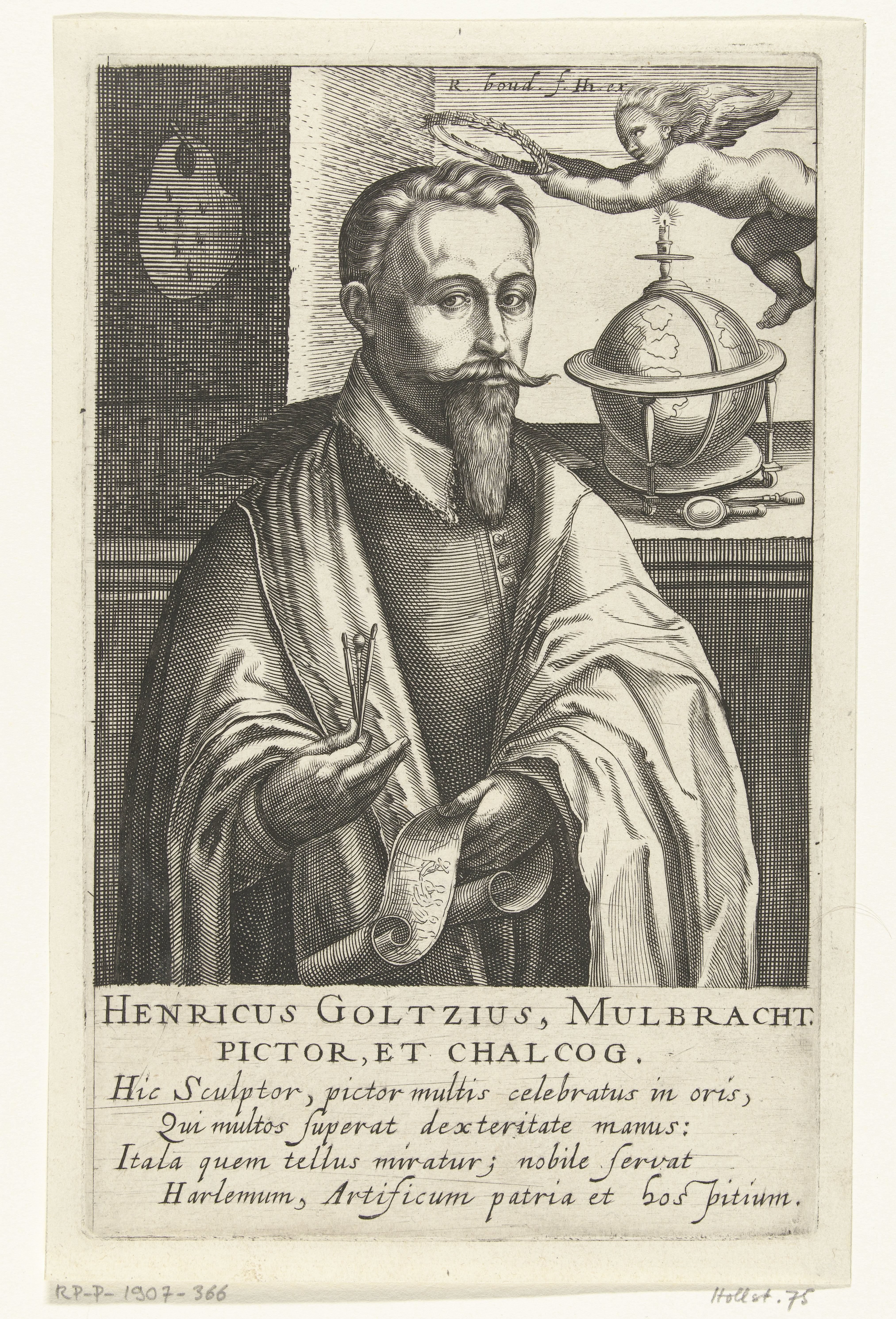 Portret van Hendrik Goltzius