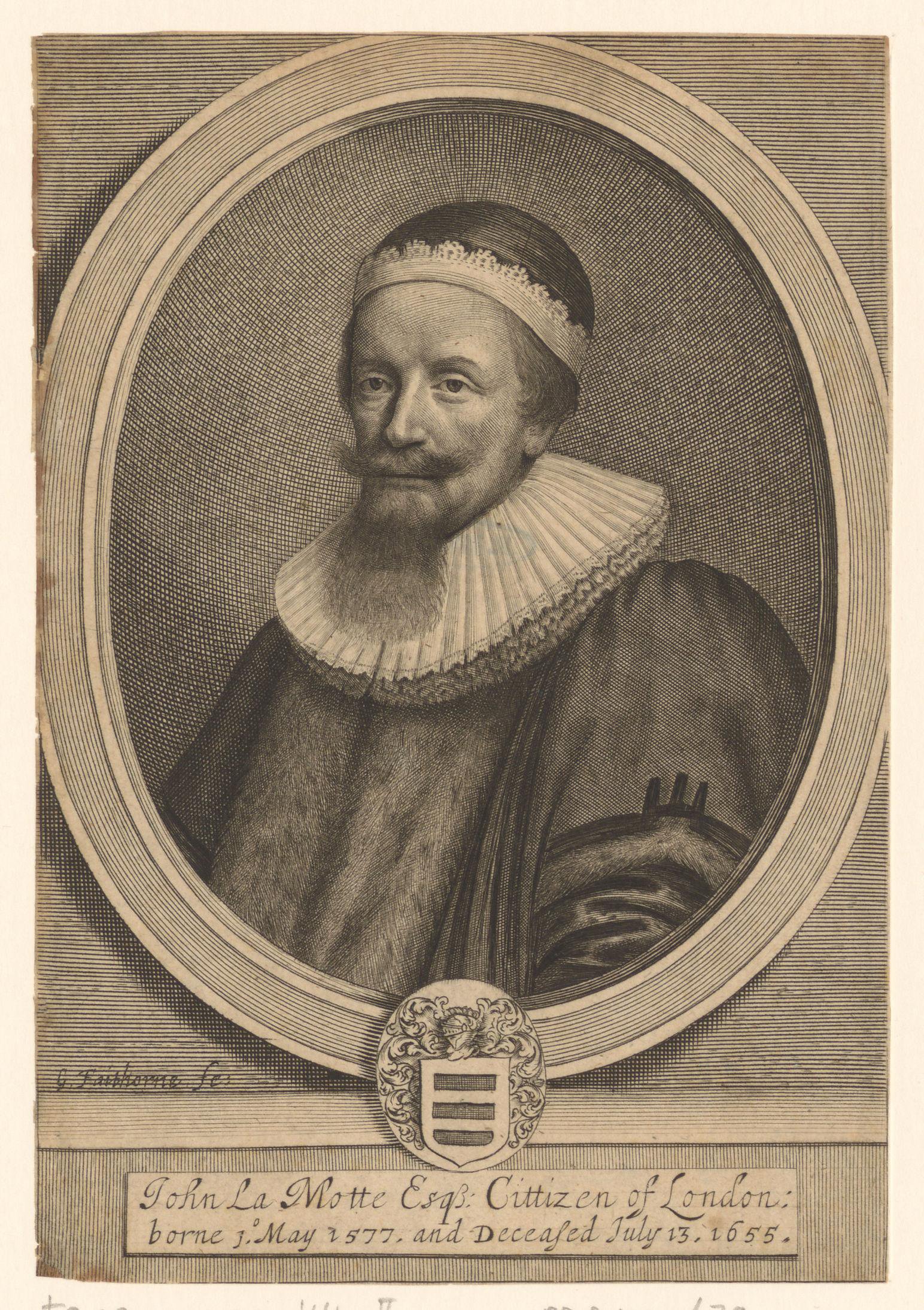 Portret van John la Motte