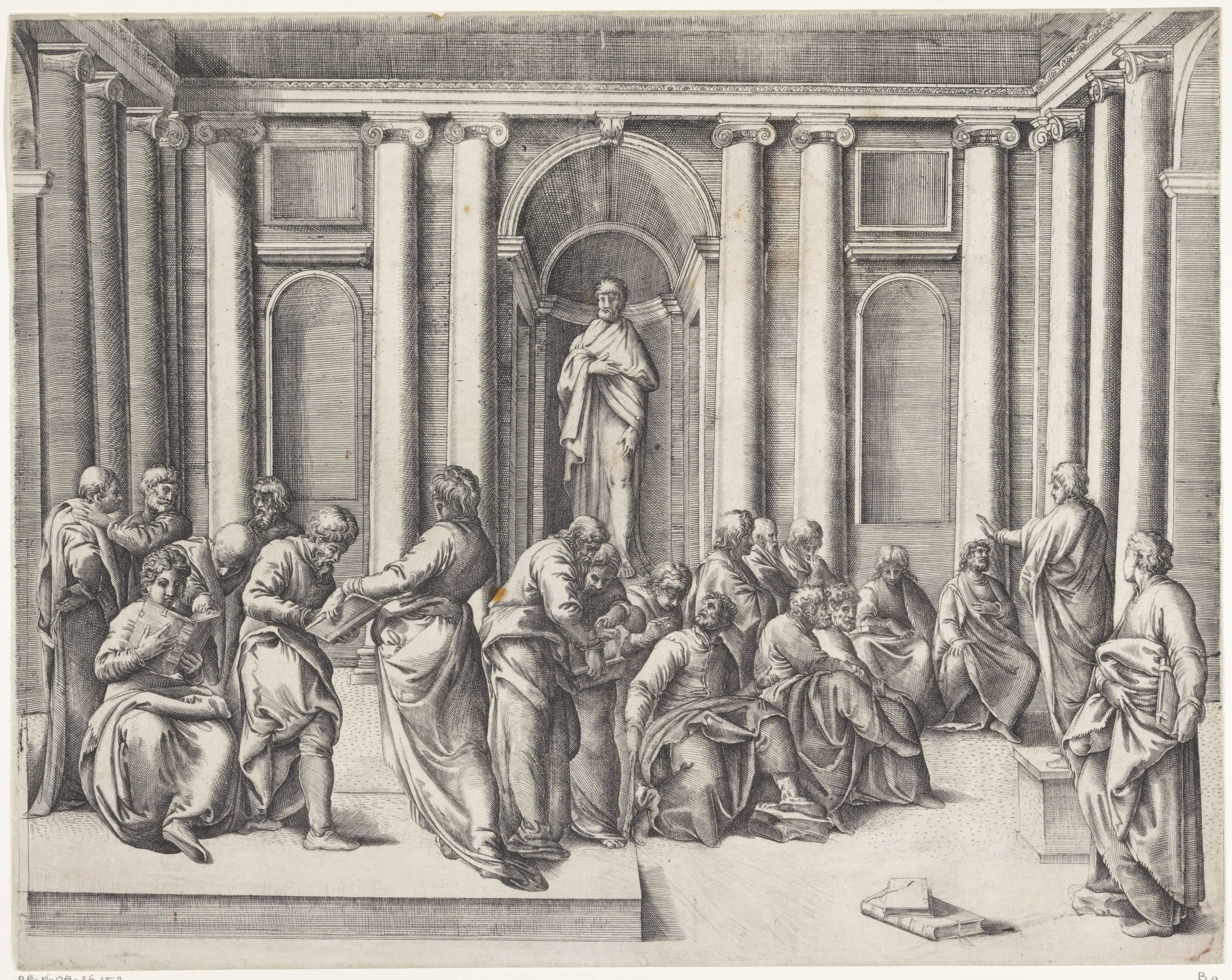 Christus tussen de schriftgeleerden in de tempel