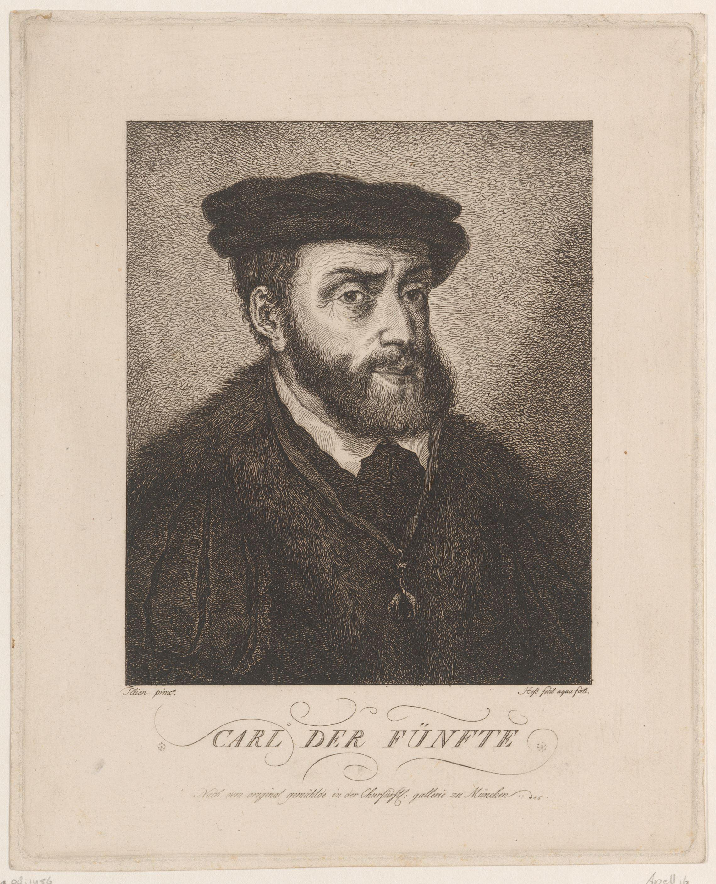 Portret van keizer Karel V